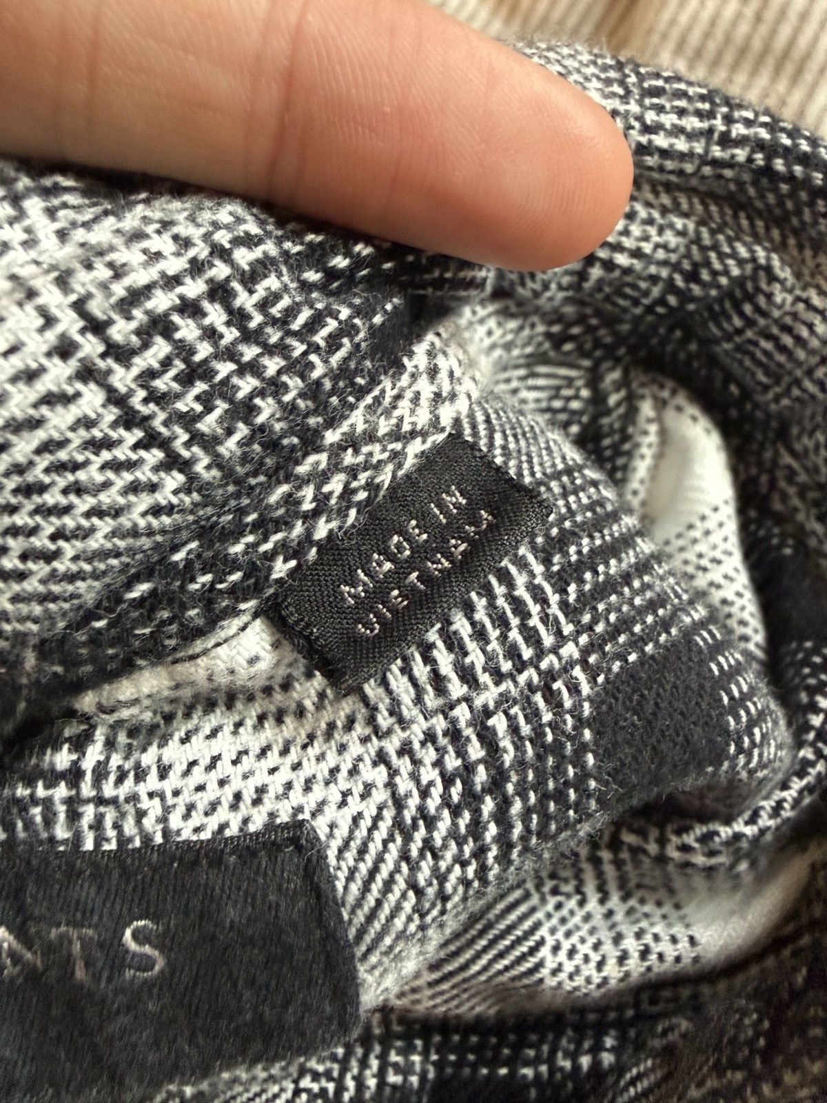 Allsaints All saints button up grey plaid shirt Size US S / EU 44-46 / 1 - 4 Thumbnail
