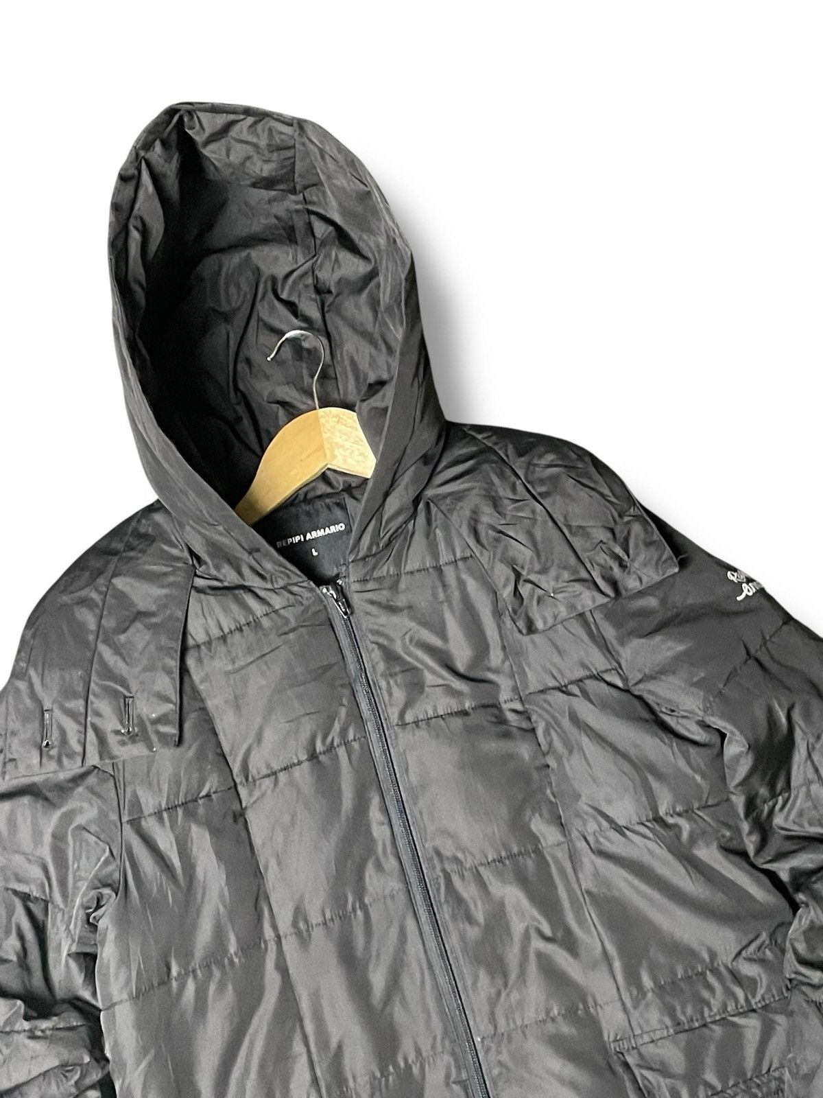 Japanese Brand Repipi Armario Brand Puffer Hoodie Jacket (6) Size US L / EU 52-54 / 3 - 8 Thumbnail