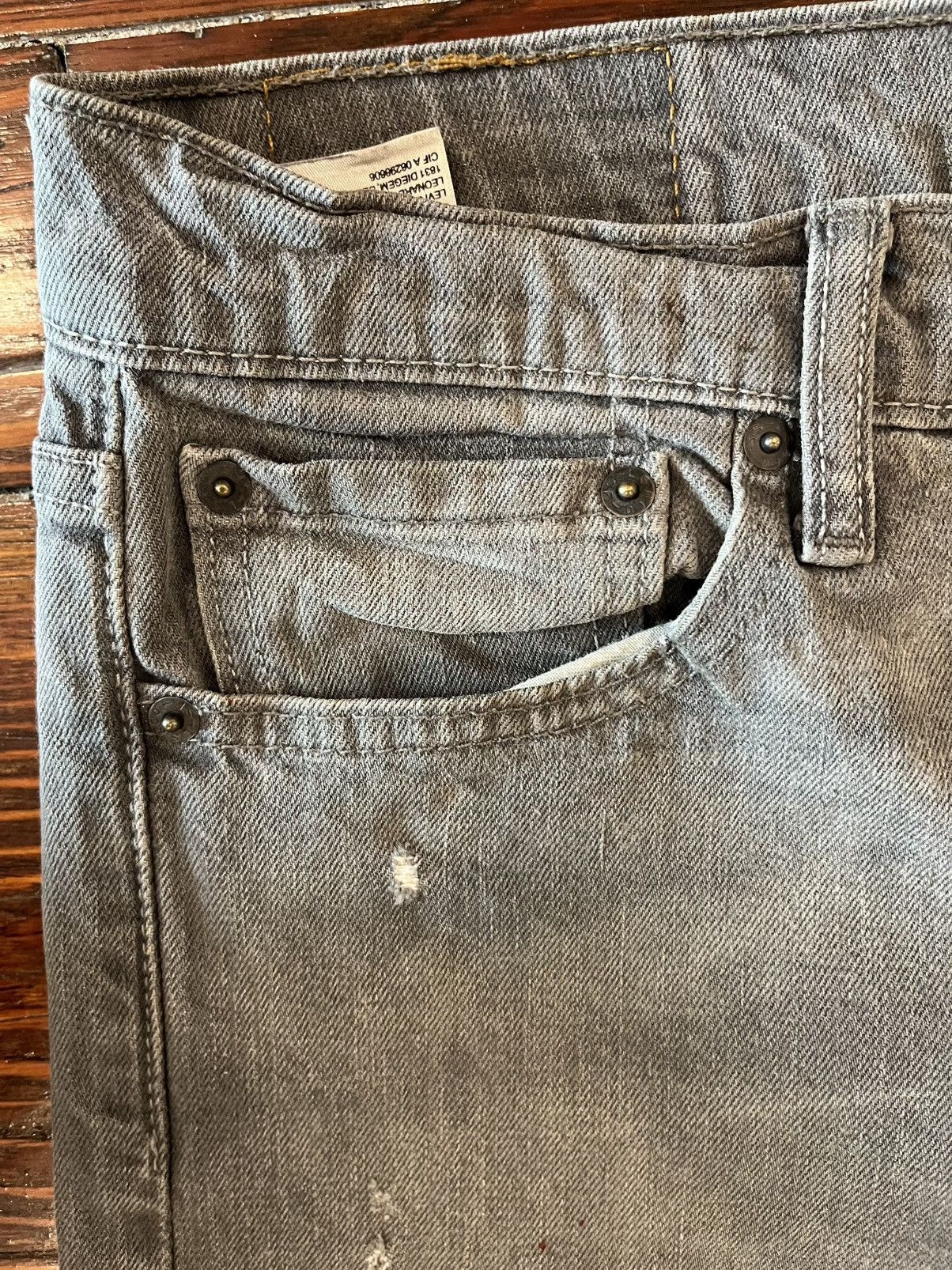 Levi's Levi’s 510 Grey Denim Jeans — Men’s Size 31x32 Size US 31 - 4 Thumbnail