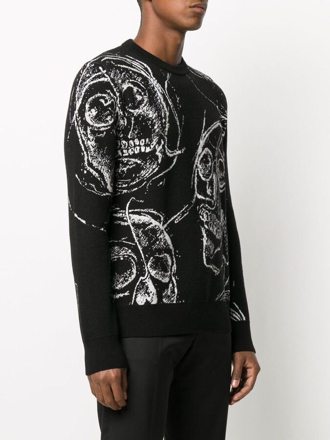 Alexander McQueen o1y1024 Sweater in Black Size US M / EU 48-50 / 2 - 3 Thumbnail