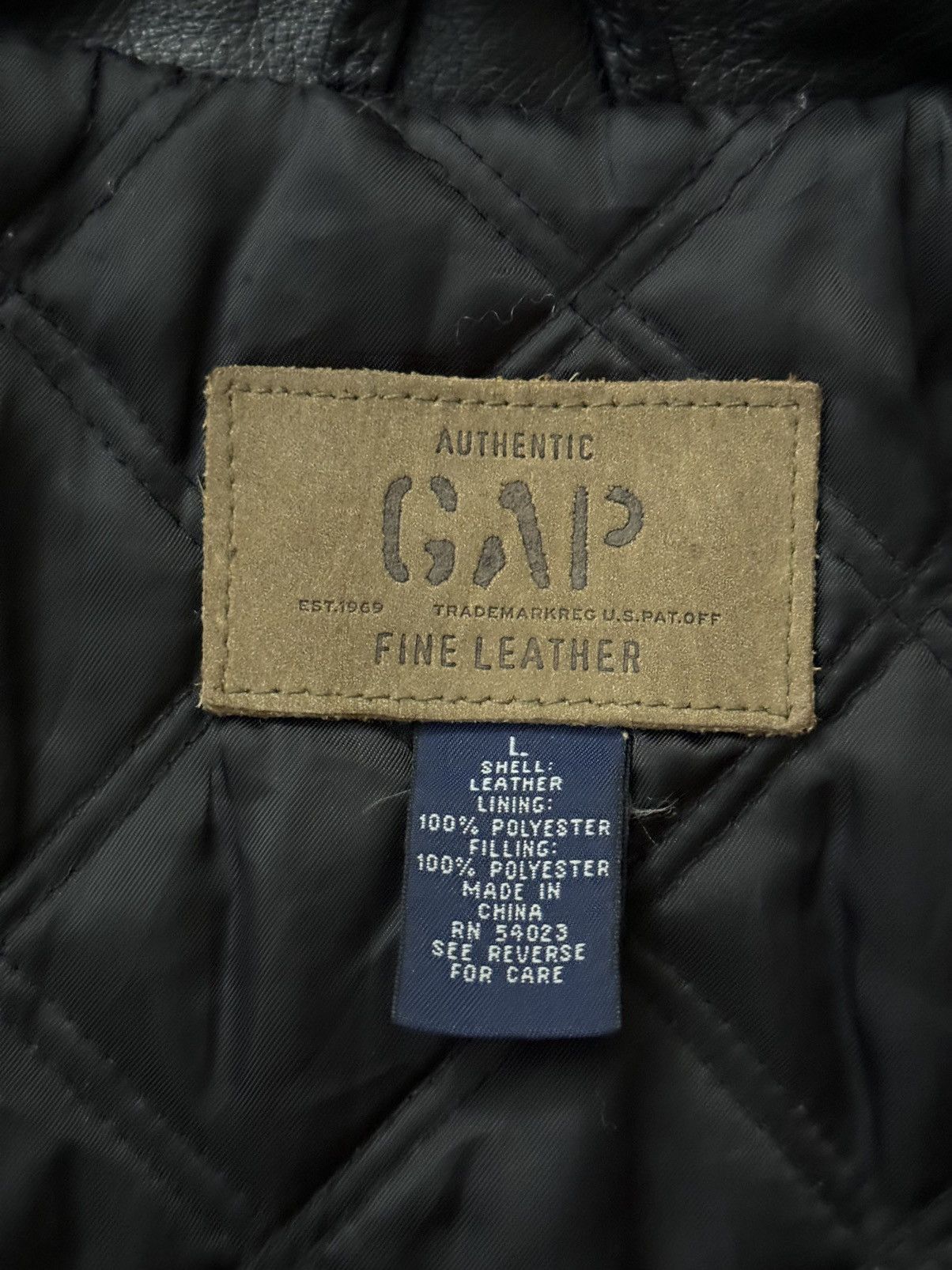 Men’s Authentic Gap Fine Leather factory Coat