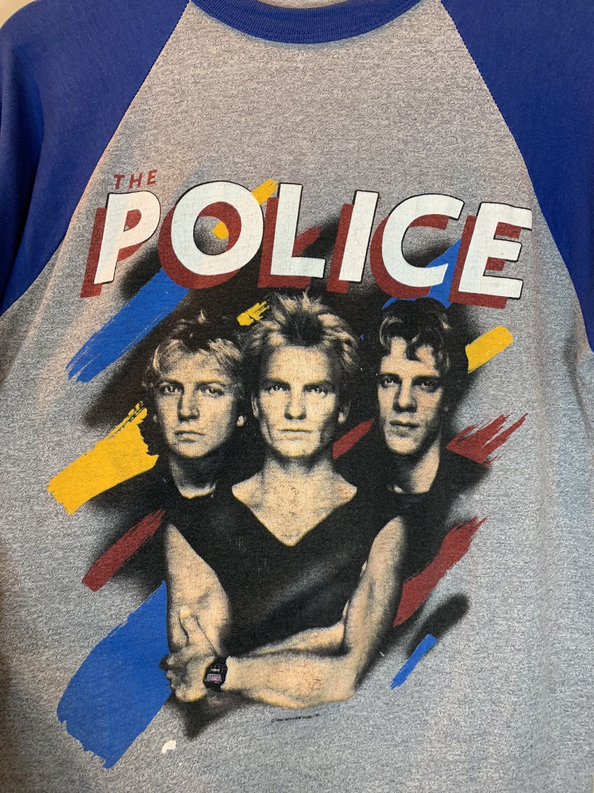 Band Tees × Vintage RARE* Vintage 1983 The Police Synchronicity Tour Sting Shirt Size US L / EU 52-54 / 3 - 3 Thumbnail