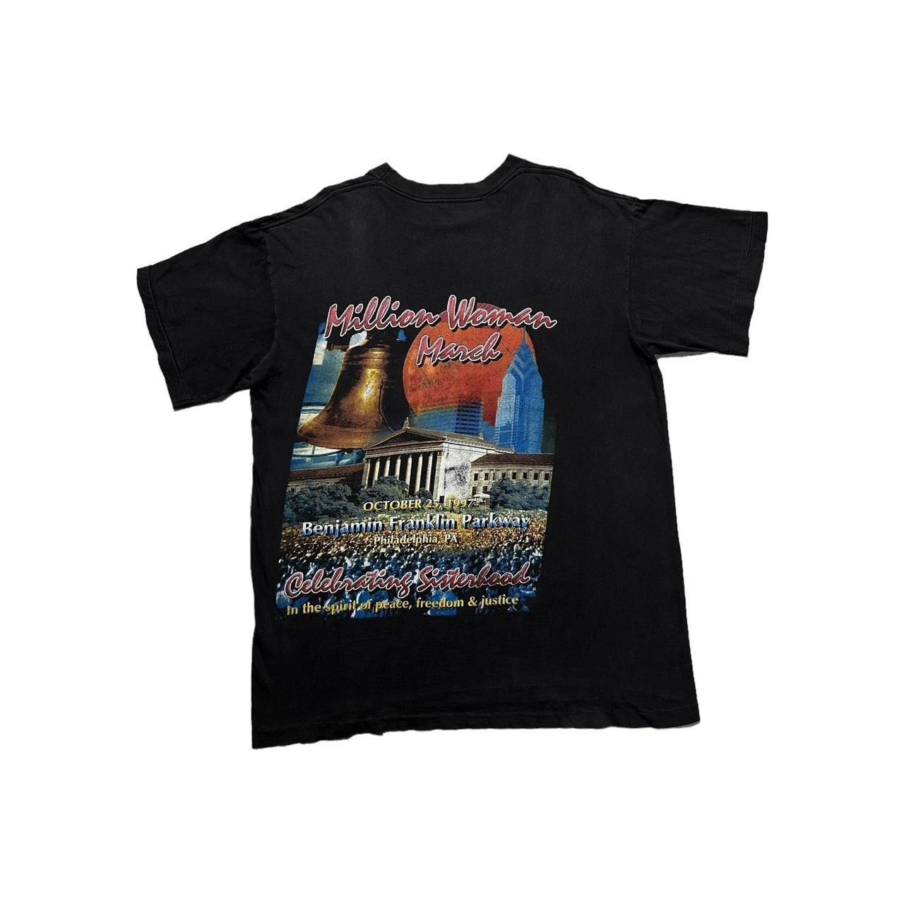 Band Tees × Hanes × Vintage Vintage Million Woman March Rap T-Shirt Size US XL / EU 56 / 4 - 2 Thumbnail