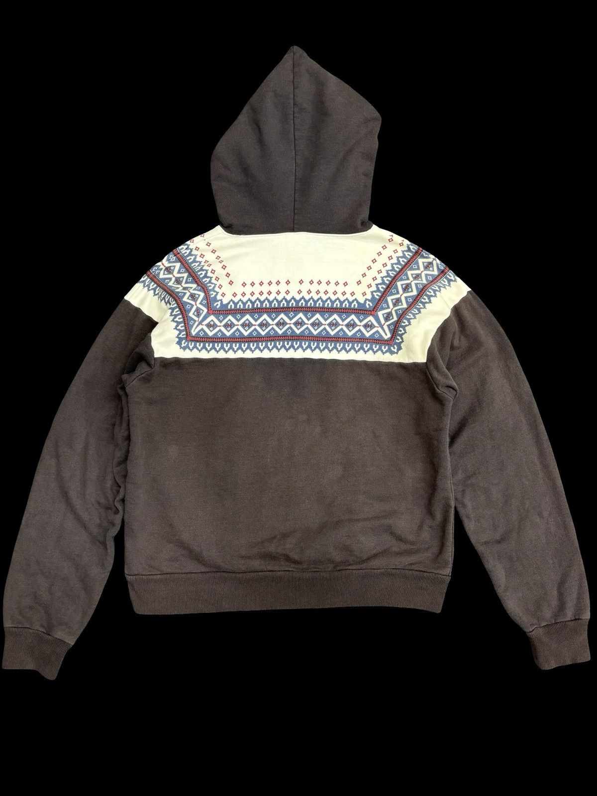 Japanese Brand 💥Aztec Motive💥Sugar Cane Pullover Hoodie F506 Size US M / EU 48-50 / 2 - 2 Thumbnail