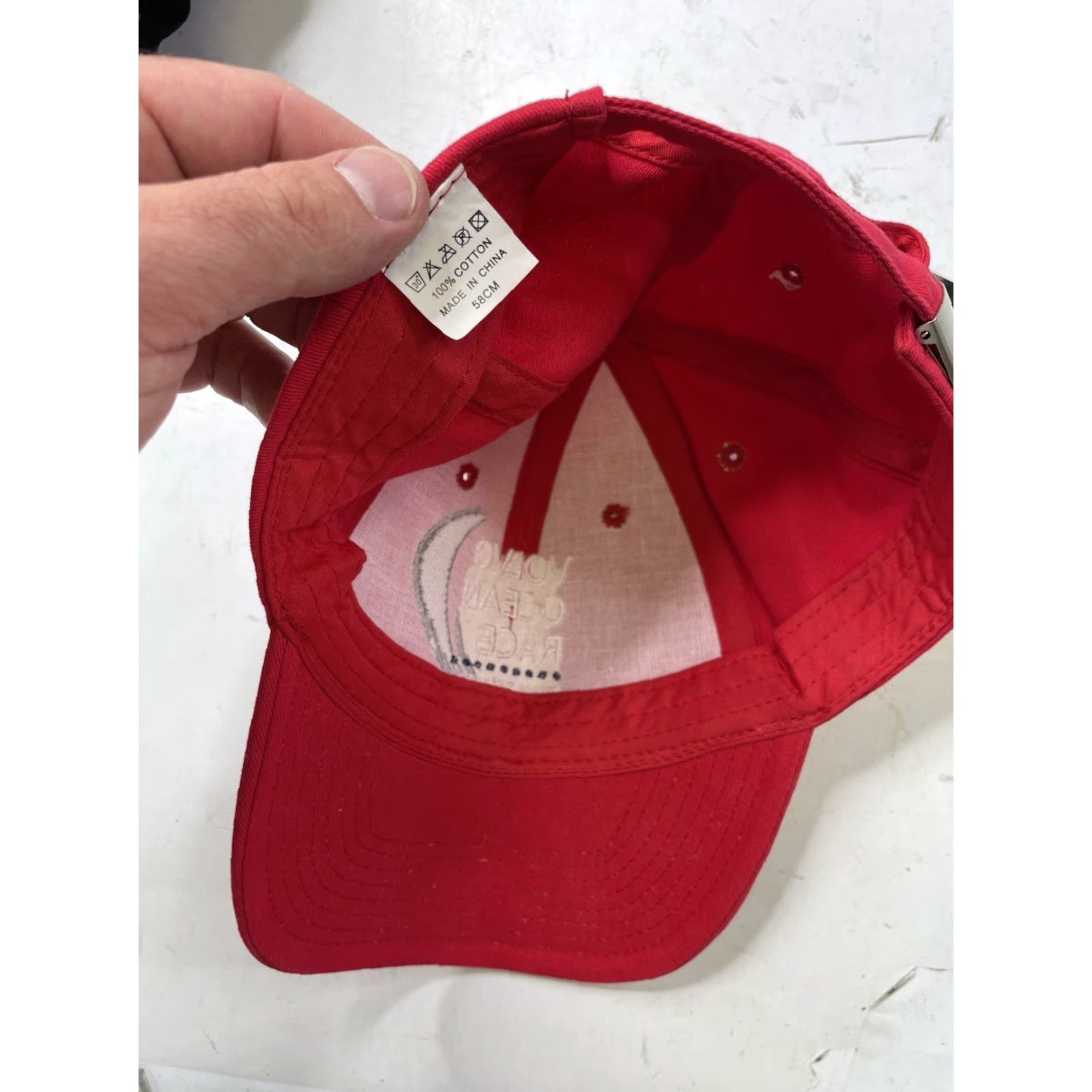 Vintage Volvo Ocean Race Cap Hat Adjustable Red Outdoors Casual Sailing Baseball Cap OS Men Adjustable Red Outdoors Casual Sailing Cap Hats Size ONE SIZE - 5 Thumbnail