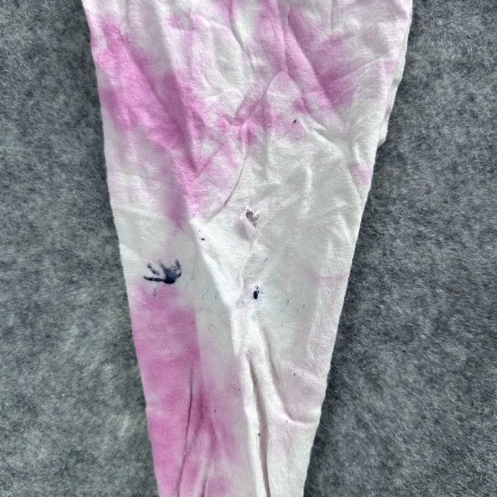 Vintage Poetic Justice Mens M Pink Tie Dye Long Sleeve Graphic Shirt 90s Movie Hip Hop Crew Neck Size US M / EU 48-50 / 2 - 3 Thumbnail