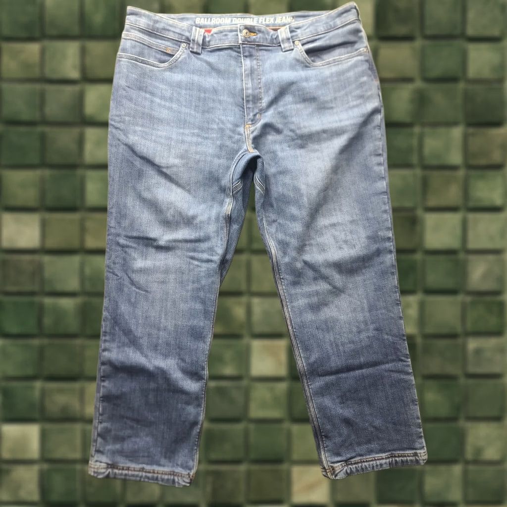 Doublet Duluth Ballroom Double Flex Jeans Mens 40x30 Relaxed Fit Denim Blue 40 30 Inseam Waist 40 Utility Comfort Pockets Stretch Regular Mens Deviated? Size US 40 / EU 56 - 1 Thumbnail