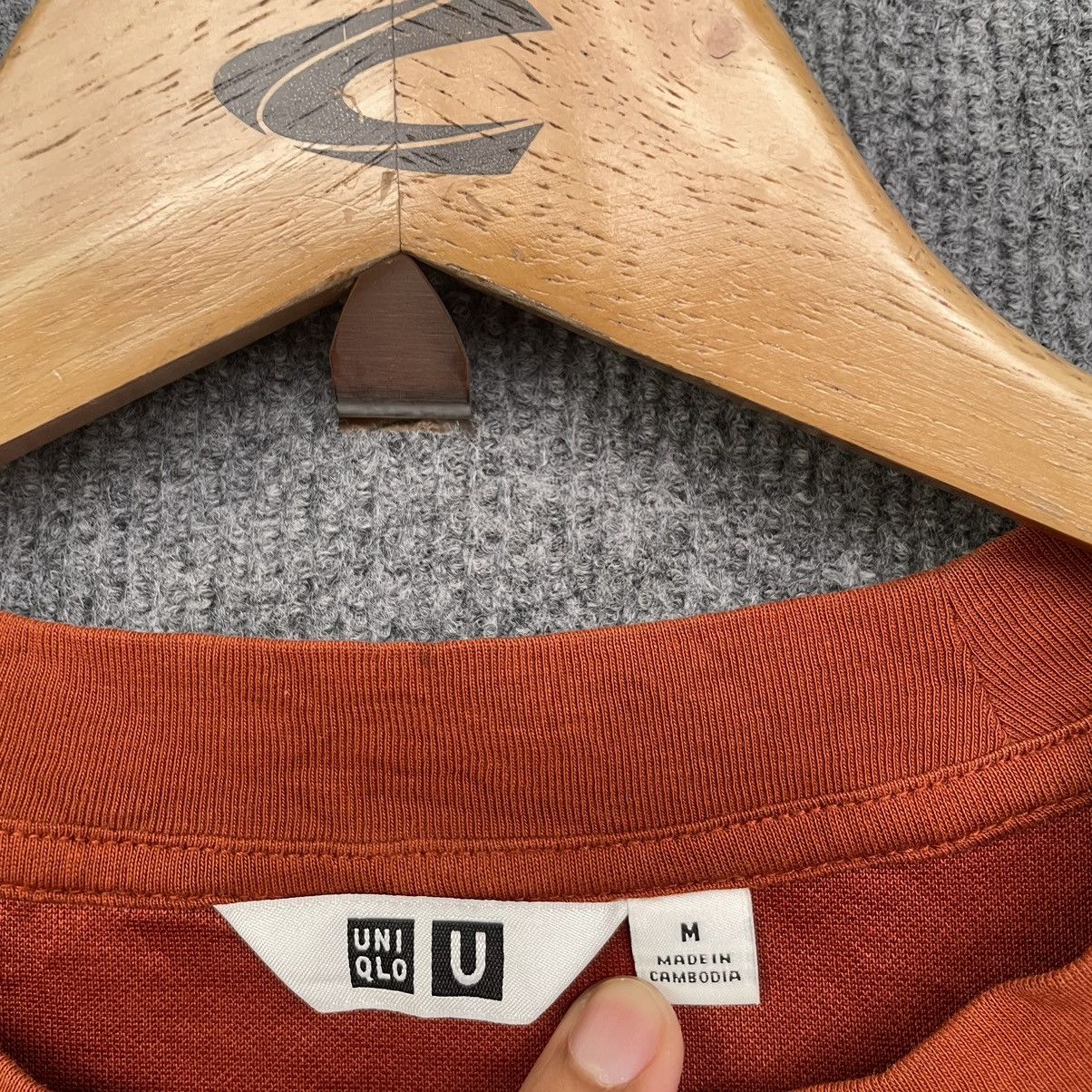 Uniqlo Christophe Lemaire x Uniqlo Brick Red Blank Oversize T Shirt Size US M / EU 48-50 / 2 - 2 Thumbnail