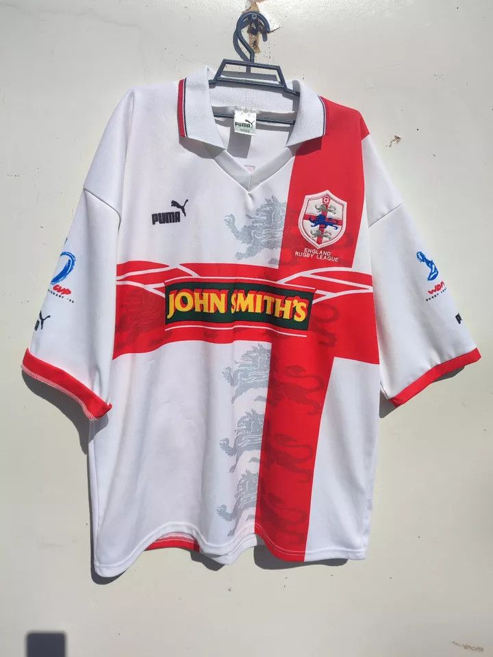 Vintage World Rugby Shirts | 1995 England Vintage Old 1995 England Size US L / EU 52-54 / 3 - 1 Thumbnail