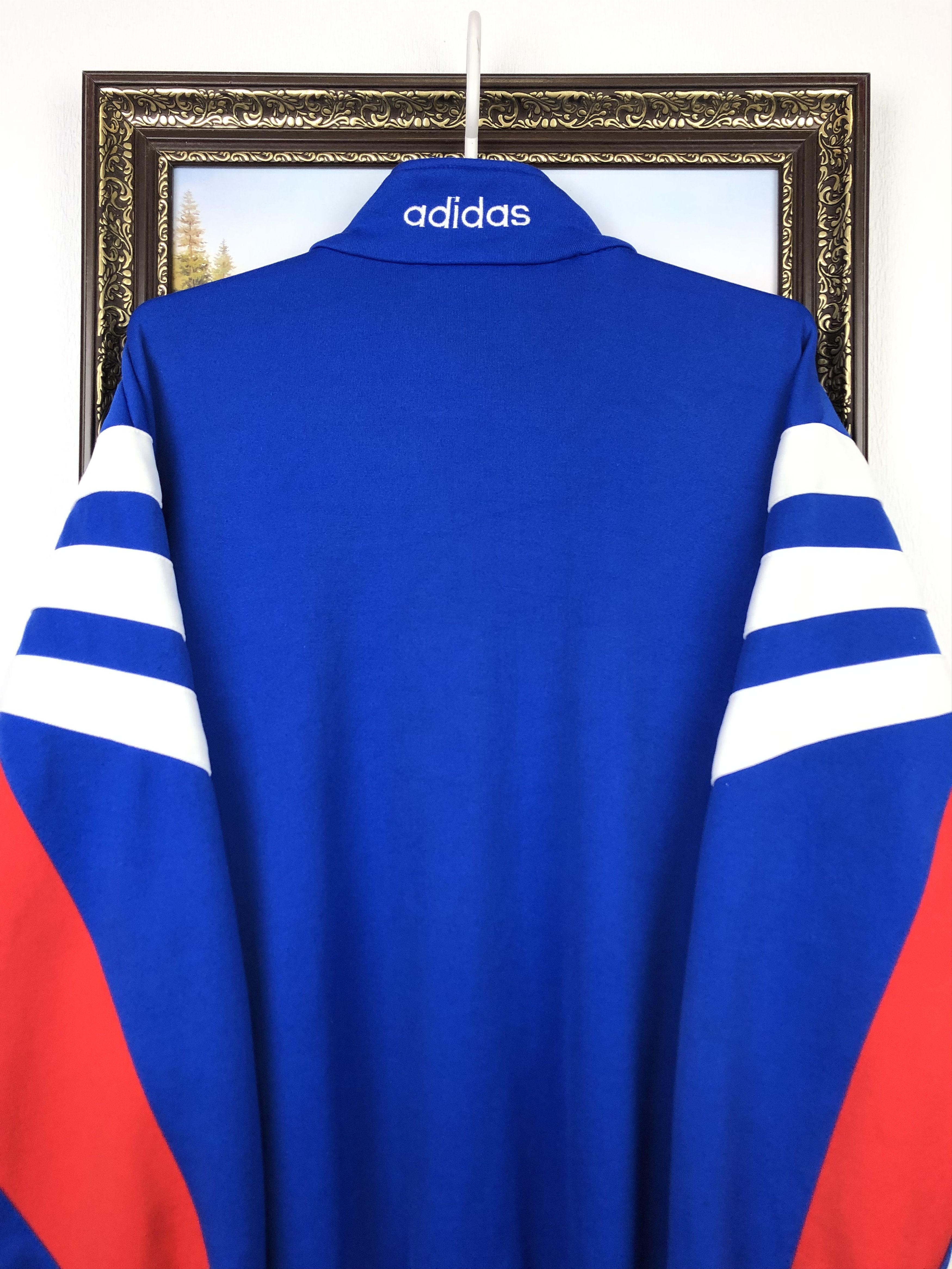 Adidas Vintage Bayern Munich Football Jacket Soccer Sweatshirt Size US M / EU 48-50 / 2 - 11 Thumbnail