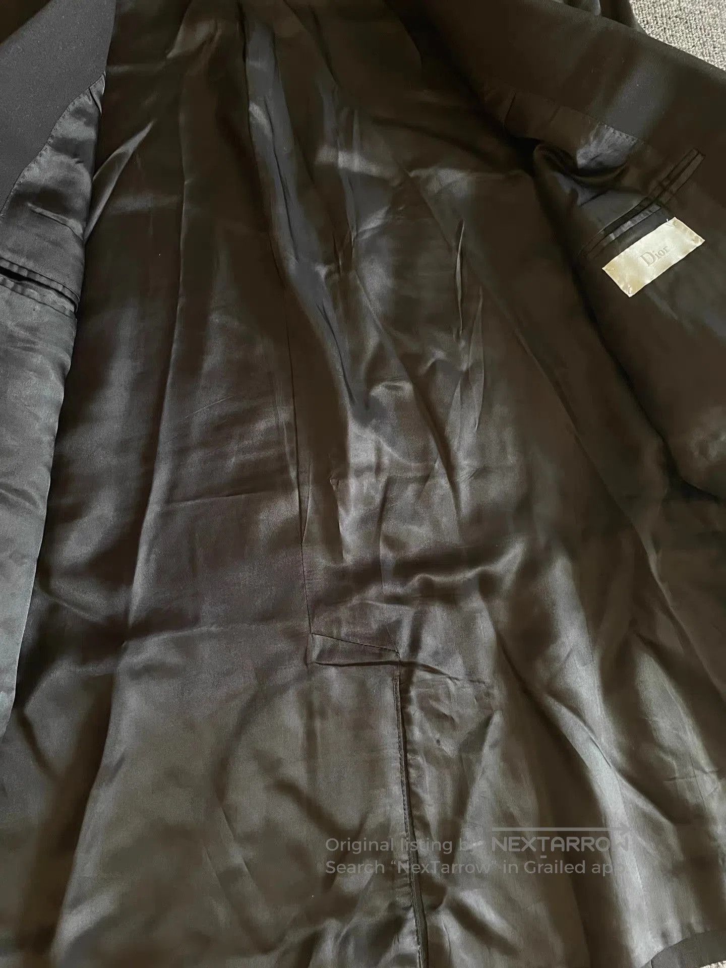 Dior Black Blazer with Embroidered Detail. Size US M / EU 48-50 / 2 - 6 Thumbnail