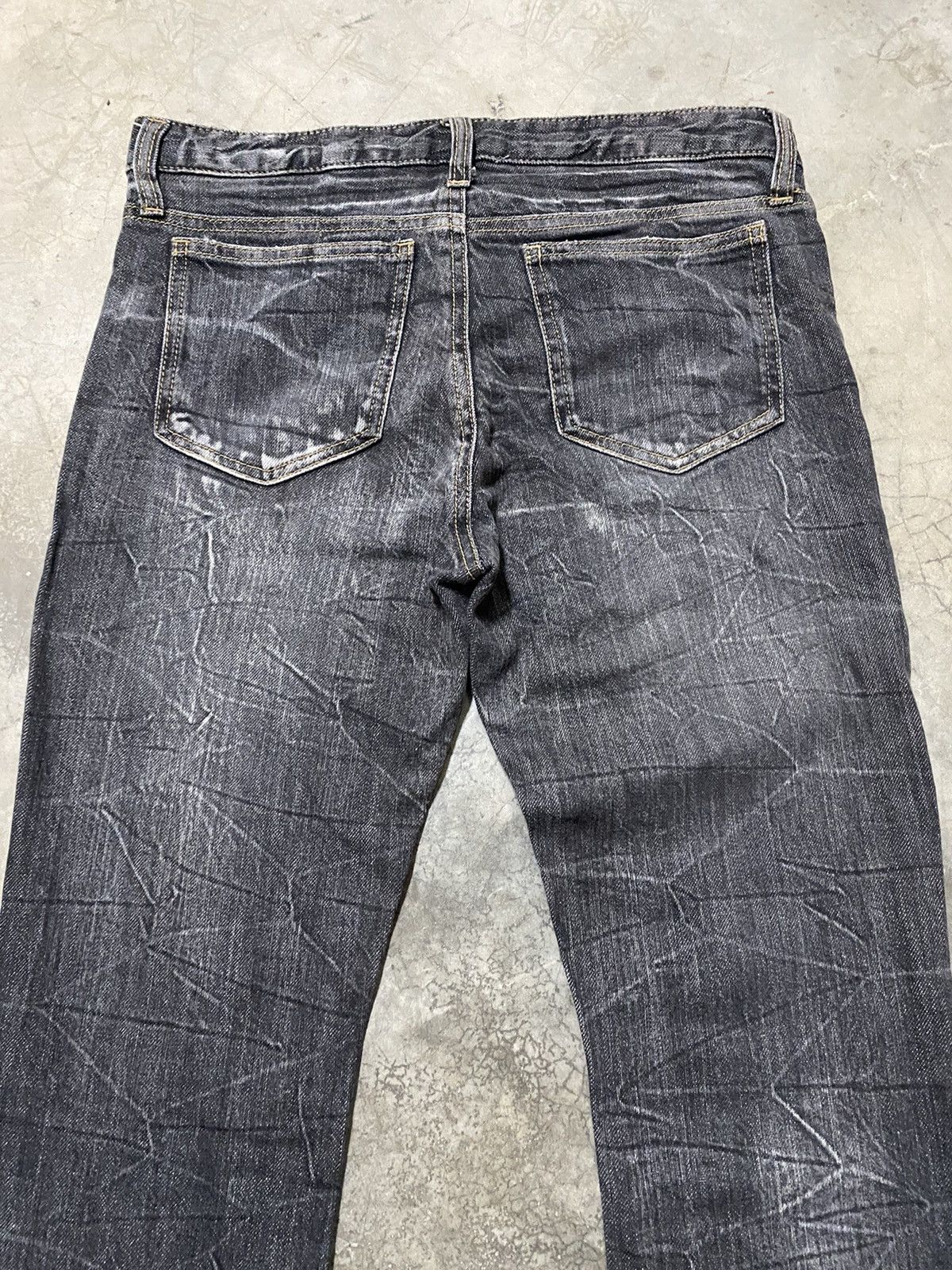 Hysteric Glamour × If Six Was Nine × Le Grande Bleu (L.G.B.) Flare Jeans Japanese Daily Topic Black Punk Jeans Size US 31 - 10 Thumbnail