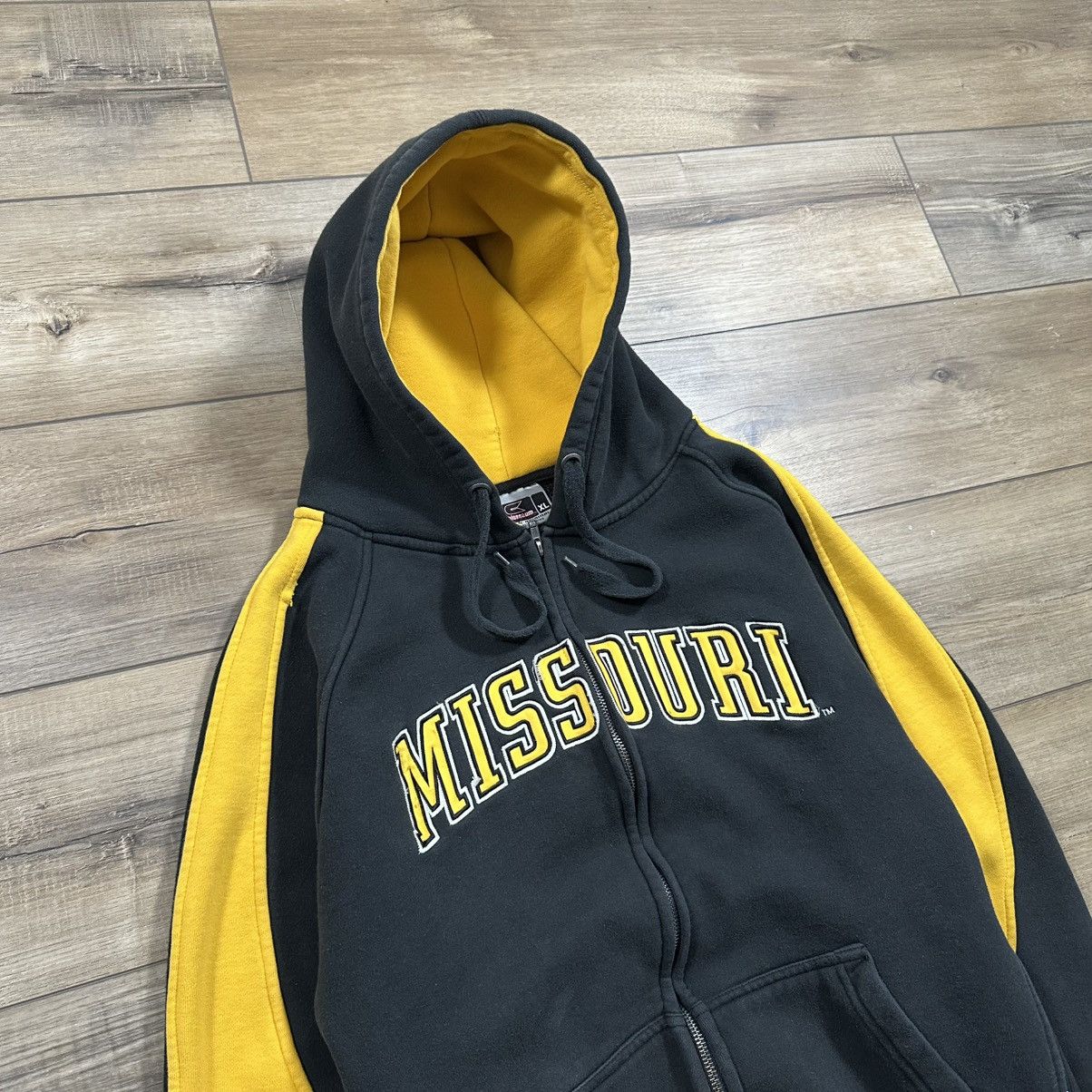 Colosseum Athletics Vintage 90s Missouri Tigers Mizzou Zip Up Jacket Size US XL / EU 56 / 4 - 4 Thumbnail
