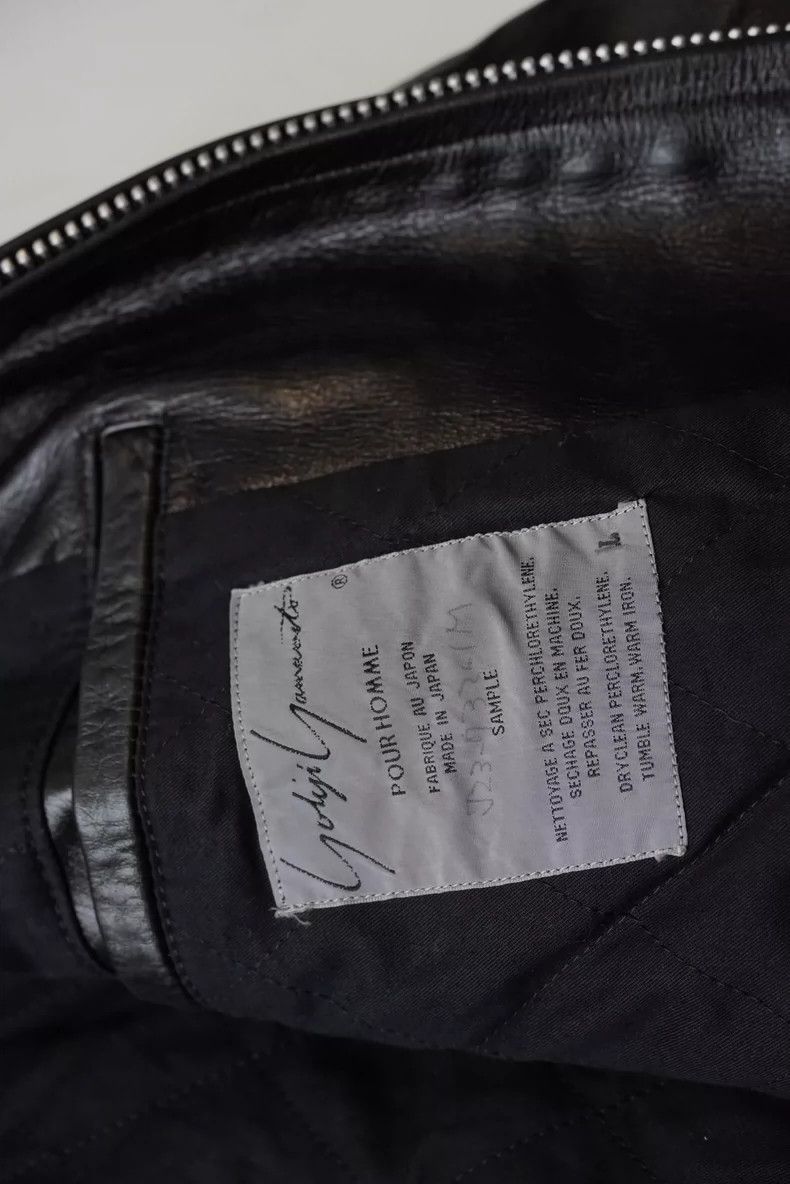 Yohji Yamamoto Yohji Yamamoto 1991AW Chinese rose leather jacket 2503-Ne Size US L / EU 52-54 / 3 - 6 Thumbnail