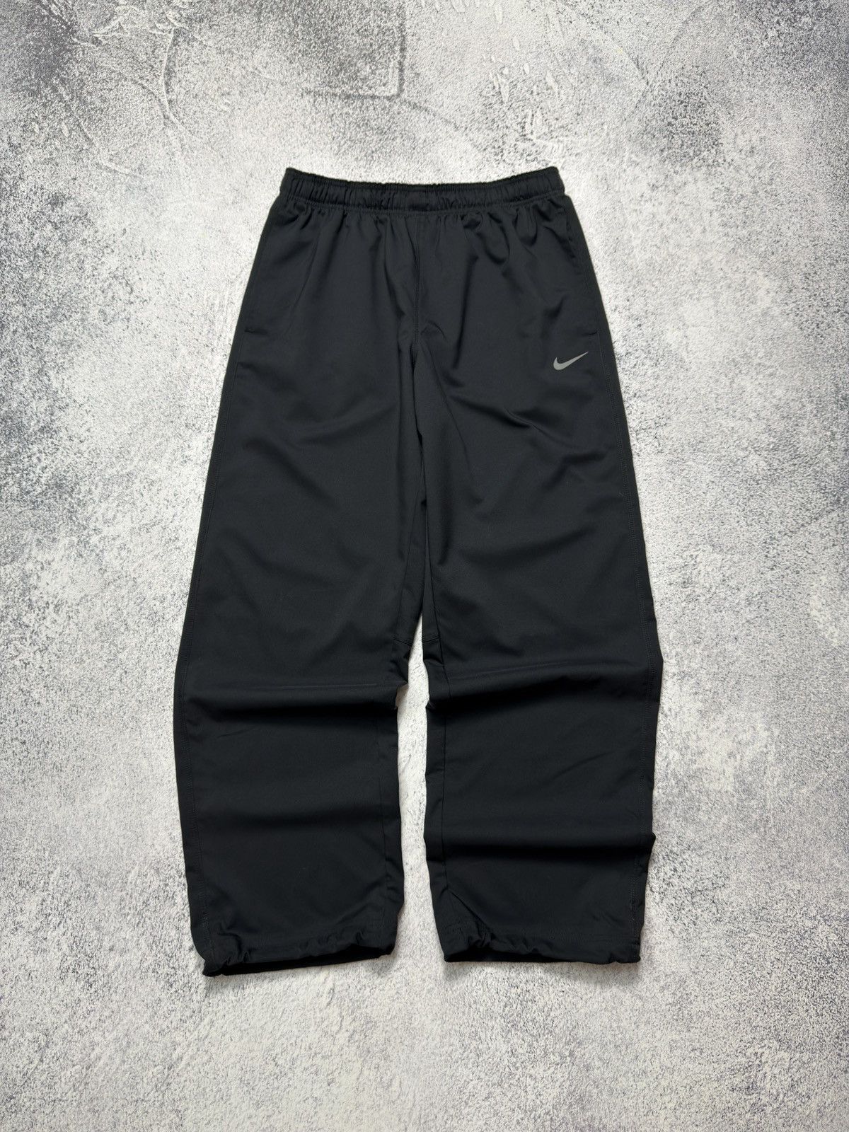 VINTAGE NIKE BAGGY SWEATPANTS MINI SWOOSH JAPANESE STYLE