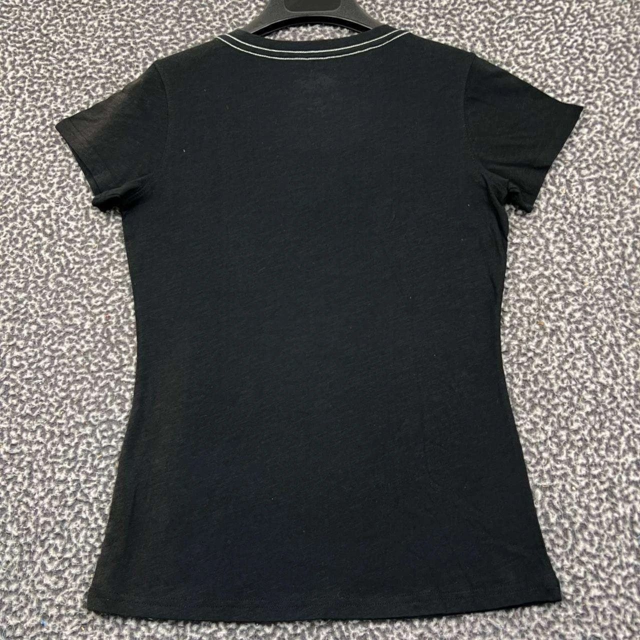 G-III Los Angeles LA Kings Shirt Women XS Black NHL V Neck Cotton Size XS / US 0-2 / IT 36-38 - 2 Thumbnail