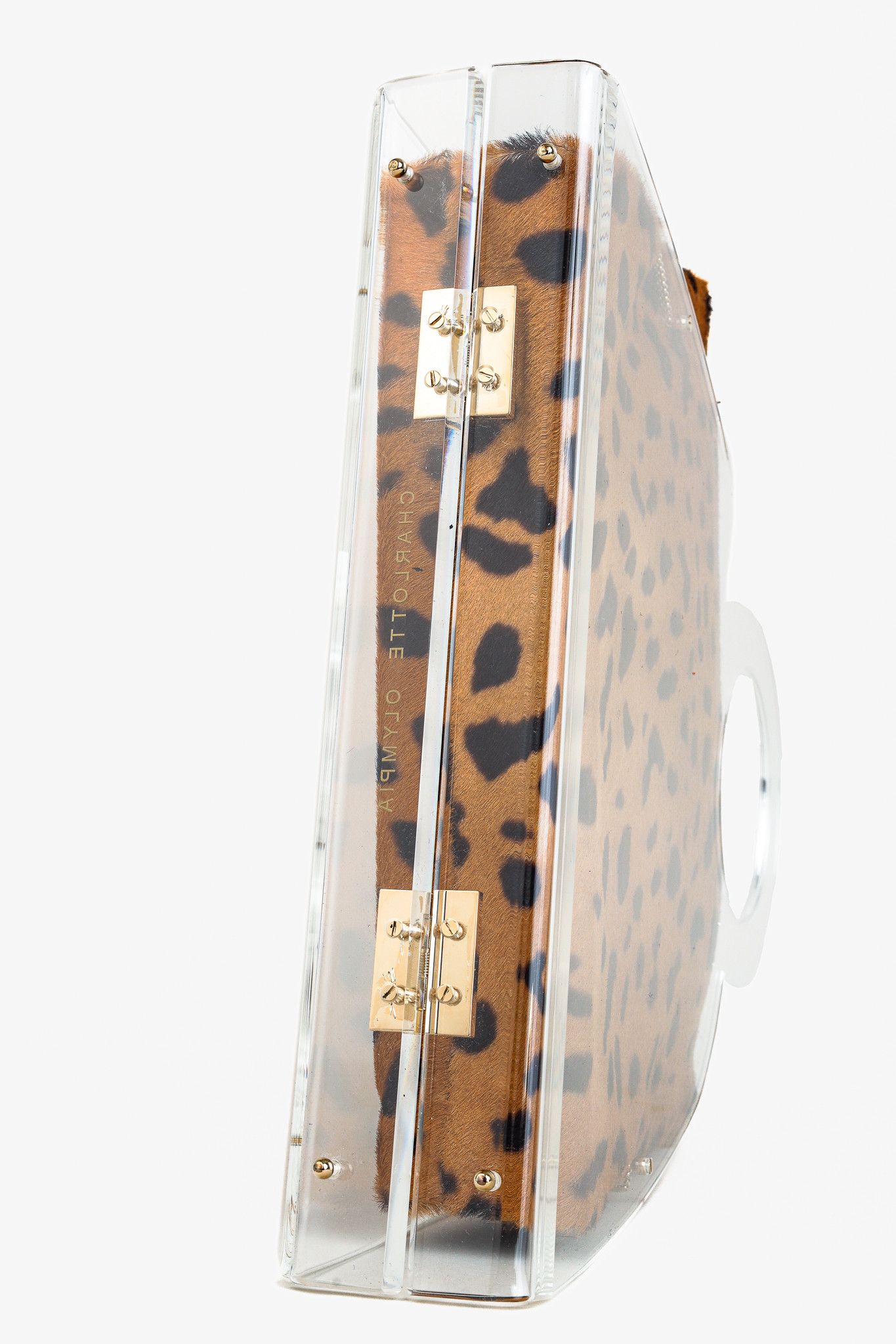 Charlotte Olympia Charlotte Olympia Zehava Pony Hair Plexiglass Handbag Size ONE SIZE - 5 Thumbnail