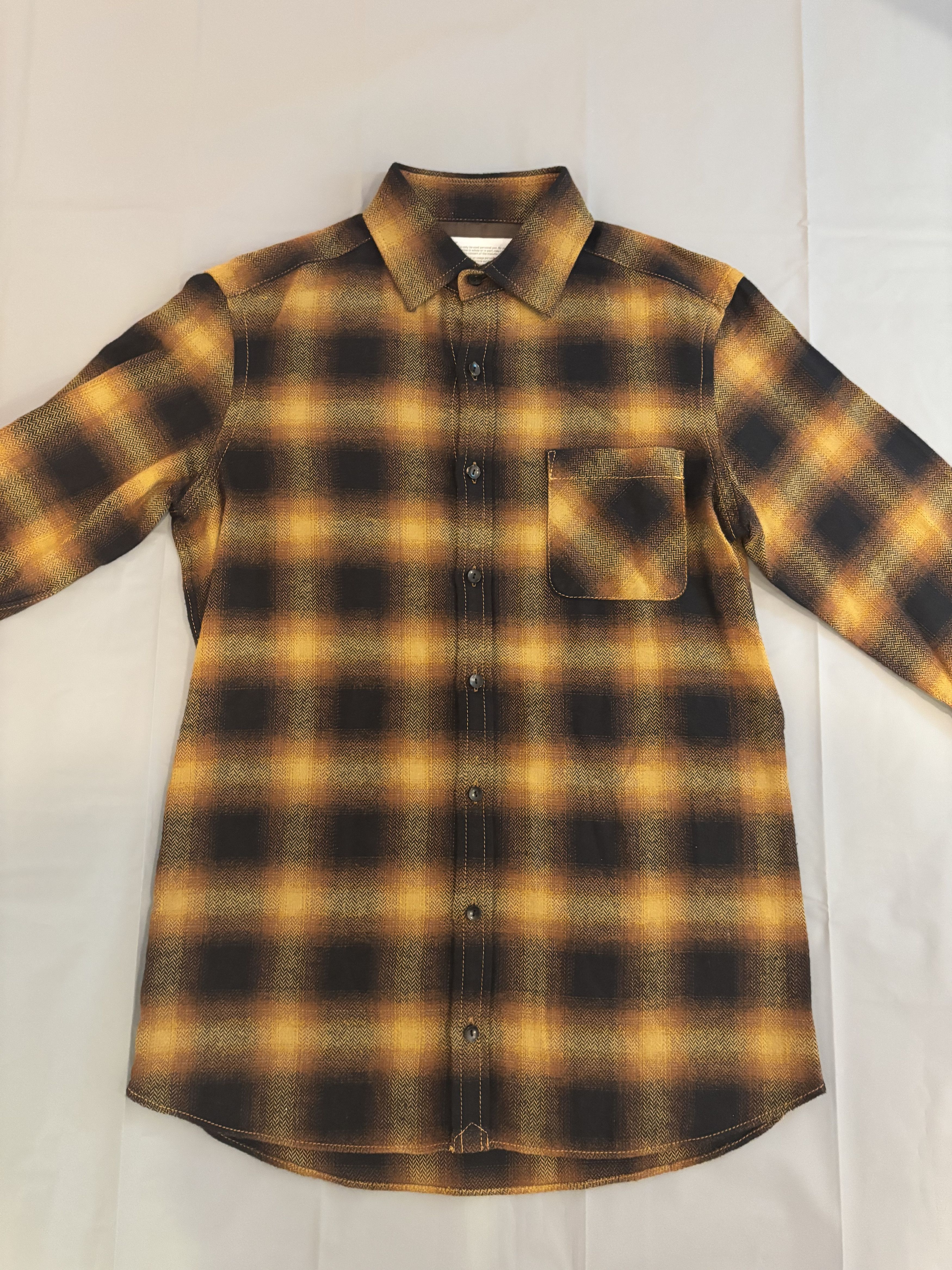 Kolor Chemise à carreaux orange et noir Kolor Japon en tbe Size US M / EU 48-50 / 2 - 7 Thumbnail