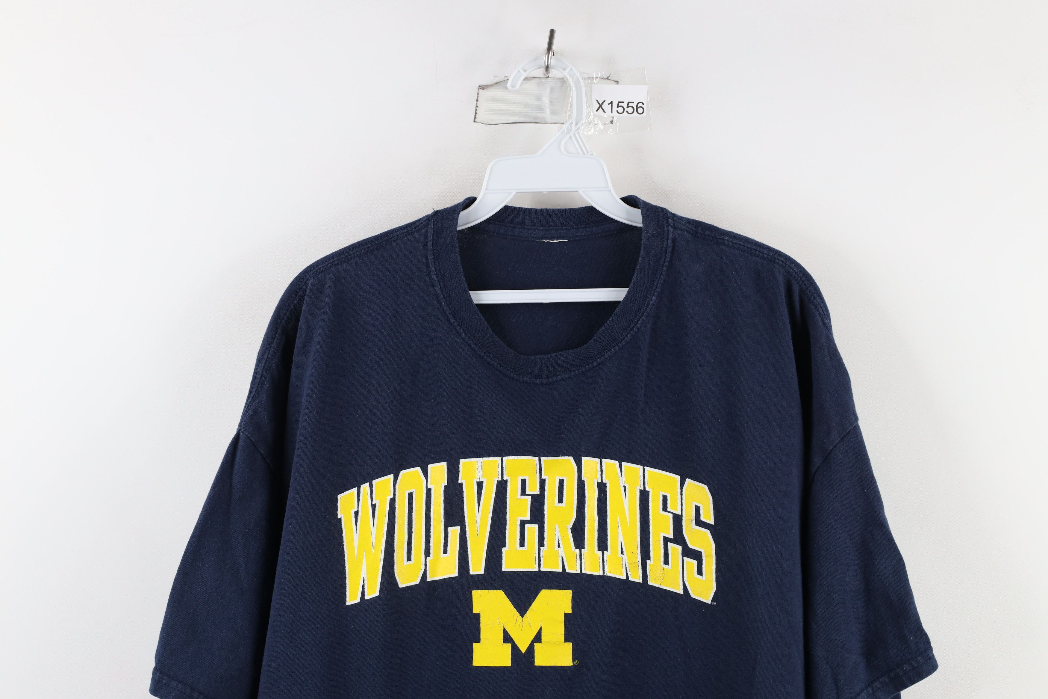 Vintage Vintage Out University of Michigan Short Sleeve T-Shirt Blue Size US XXL / EU 58 / 5 - 2 Thumbnail