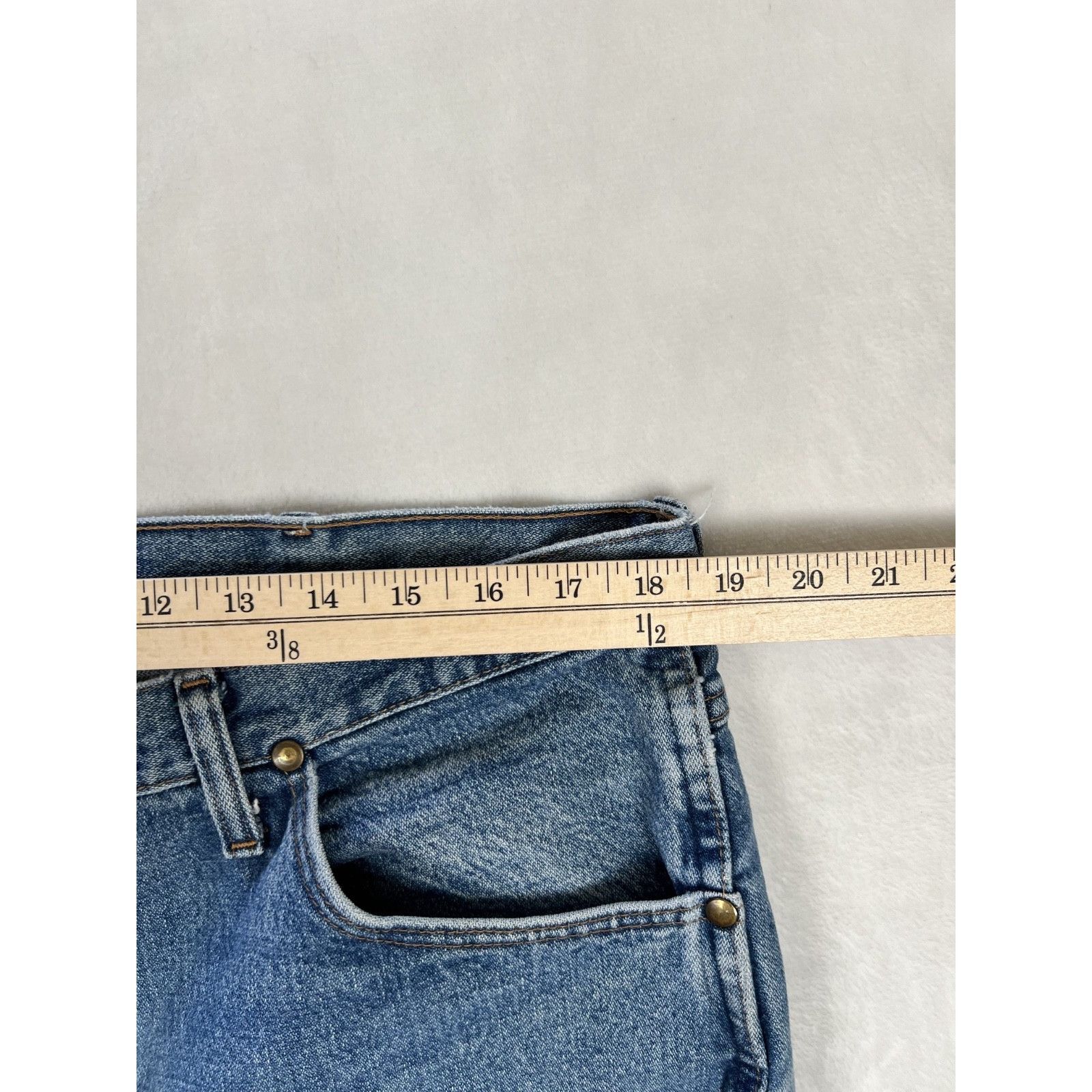 Wrangler Wrangler MWZ Slim Fit Cowboy Blue Denim Jeans Men's Size 36x Size US 36 / EU 52 - 4 Thumbnail