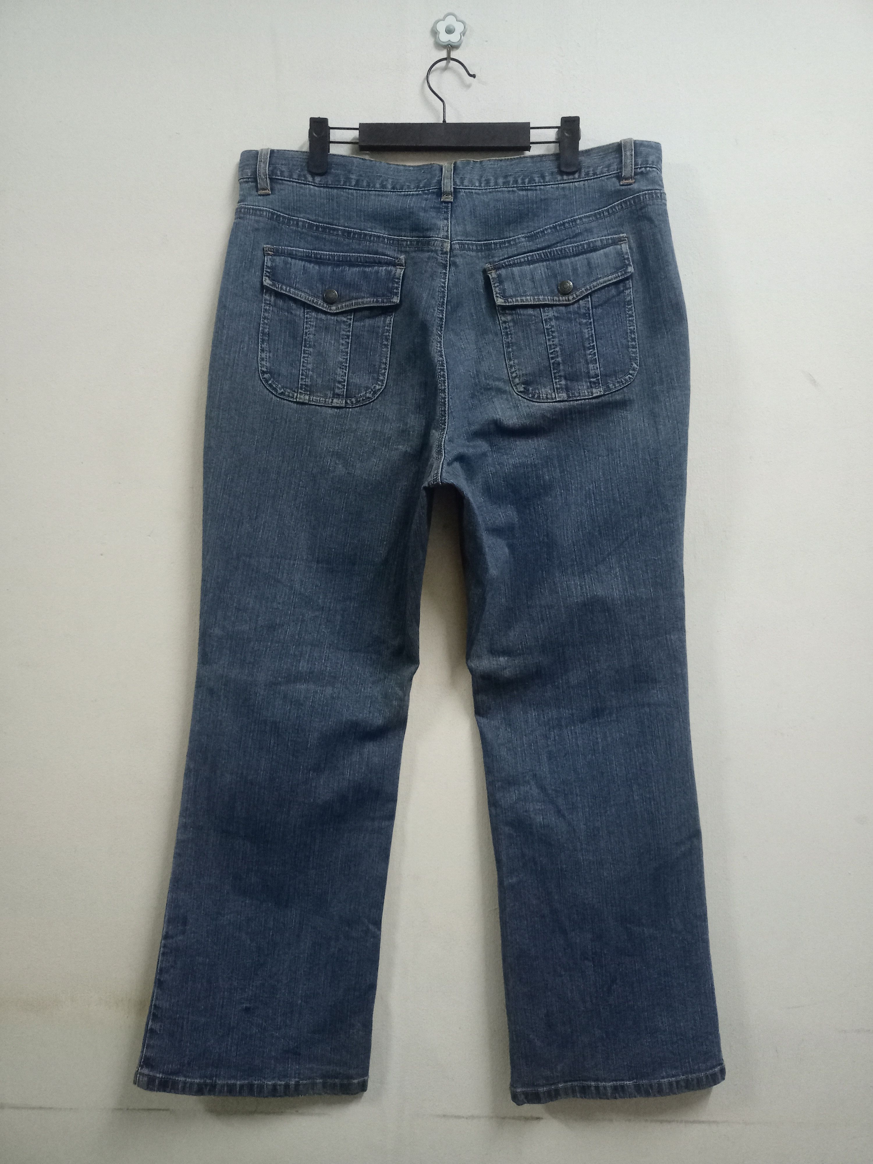 Japanese Brand Vintage Japanese Brand Bush Pants Style Flare Denim Size US 37 - 2 Thumbnail