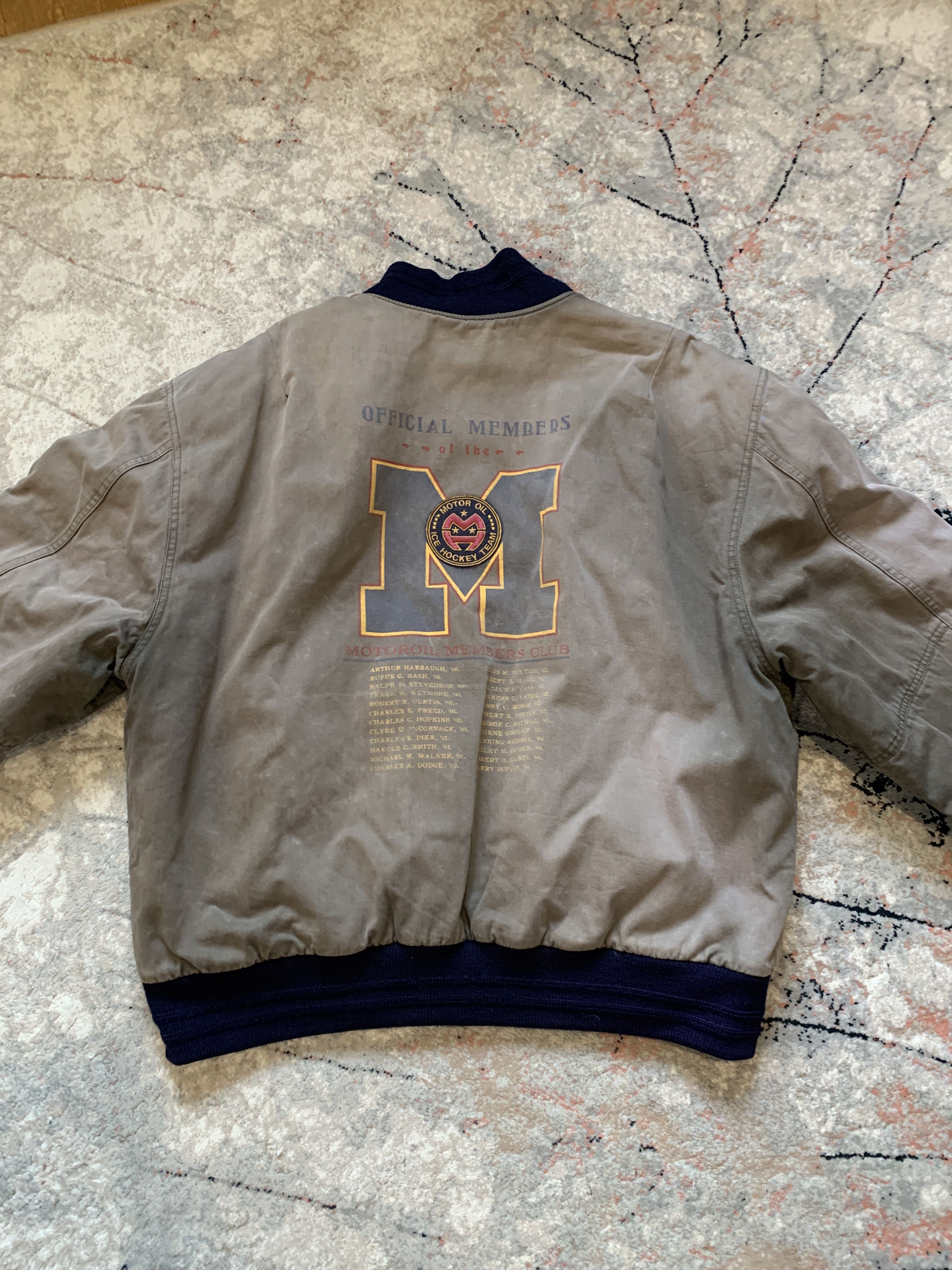 Vintage Motor Oil Ice Hockey Team Vintage Jacket Size US L / EU 52-54 / 3 - 13 Thumbnail