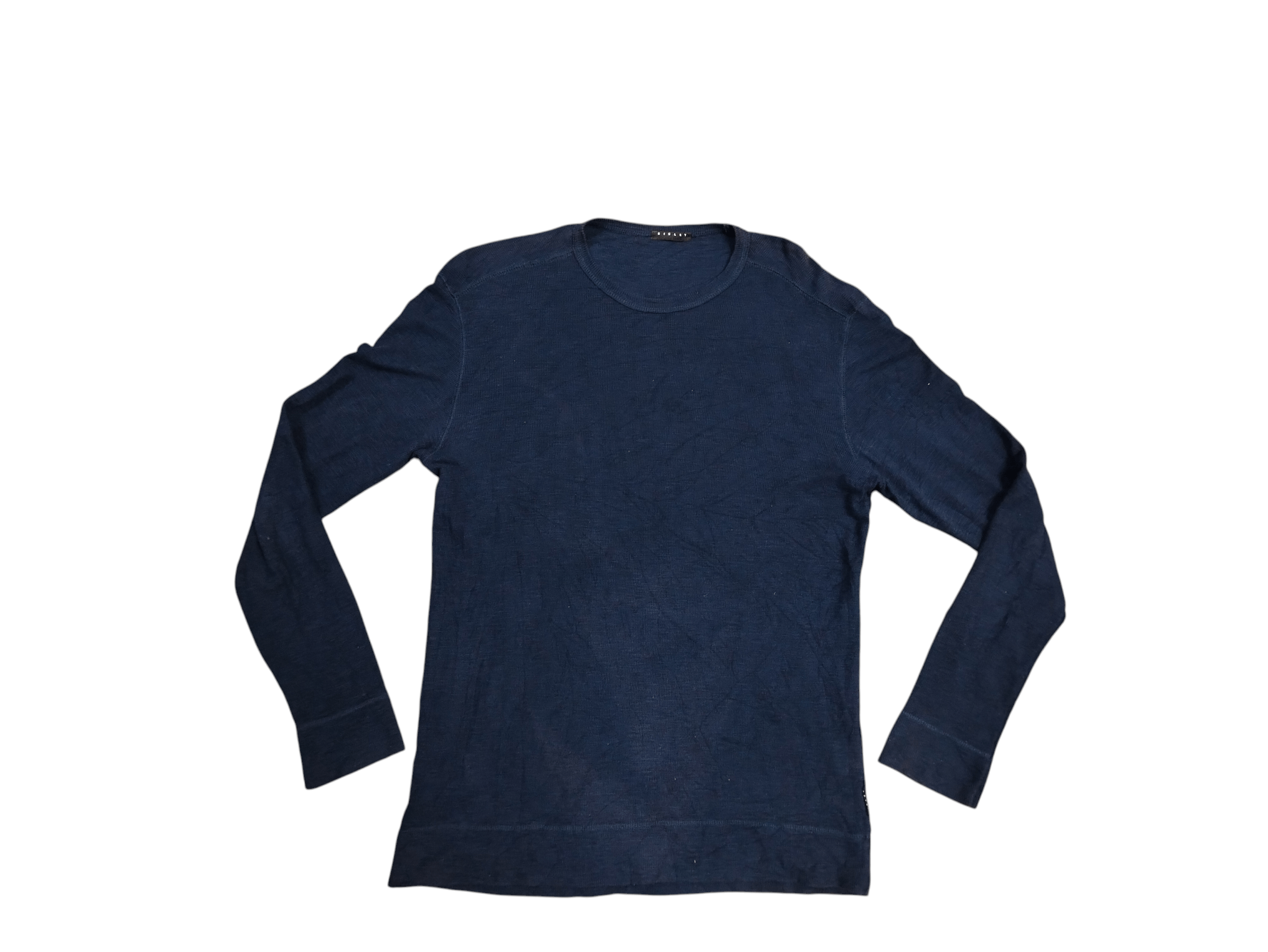 Sisley Sisley Italy Waffle Knit Long Sleeve Size L / US 10 / IT 46 - 2 Thumbnail