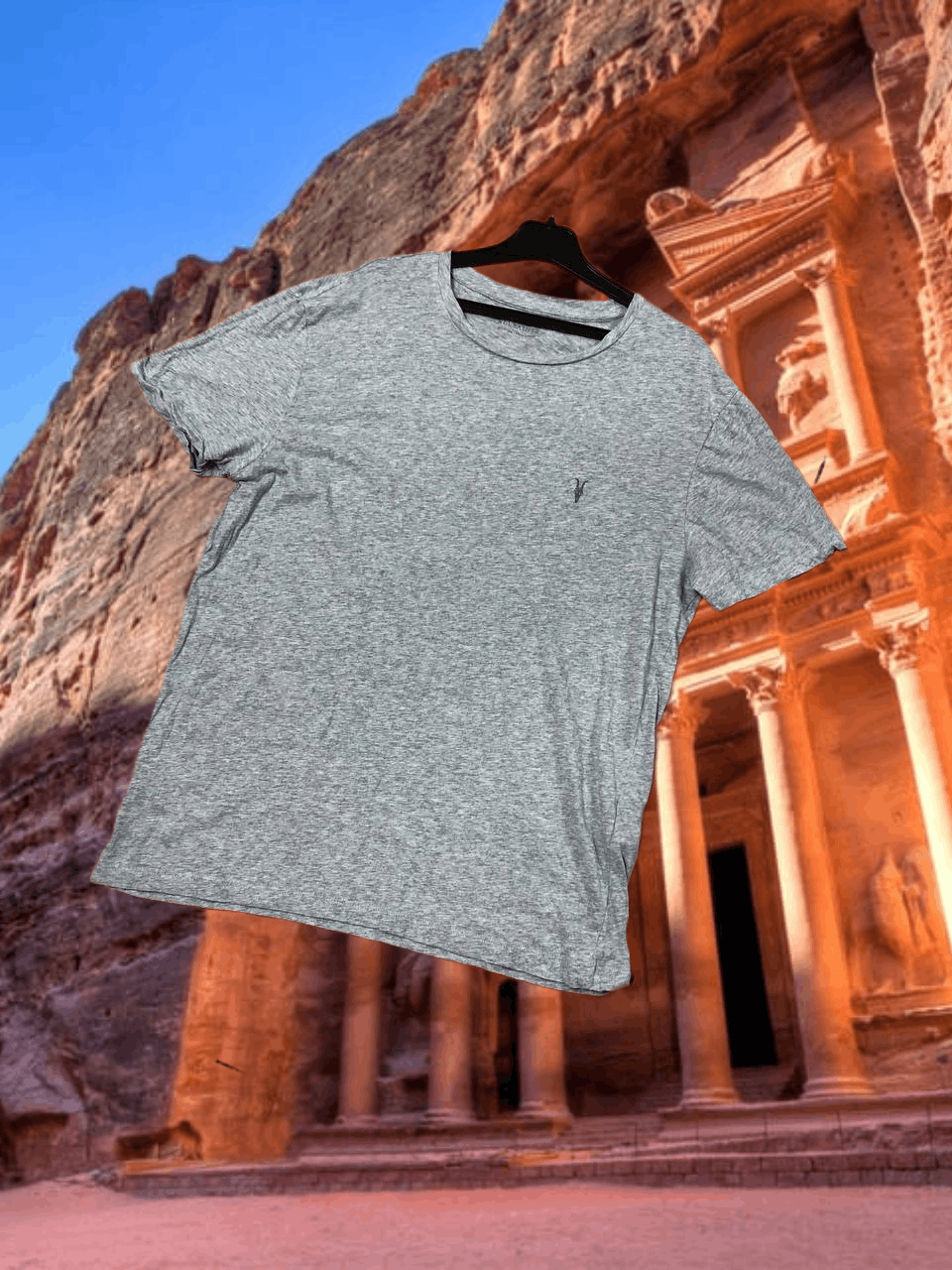Allsaints Streetwear Allsaints T-Shirt gray Y2K Vintage Size US M / EU 48-50 / 2 - 1 Thumbnail
