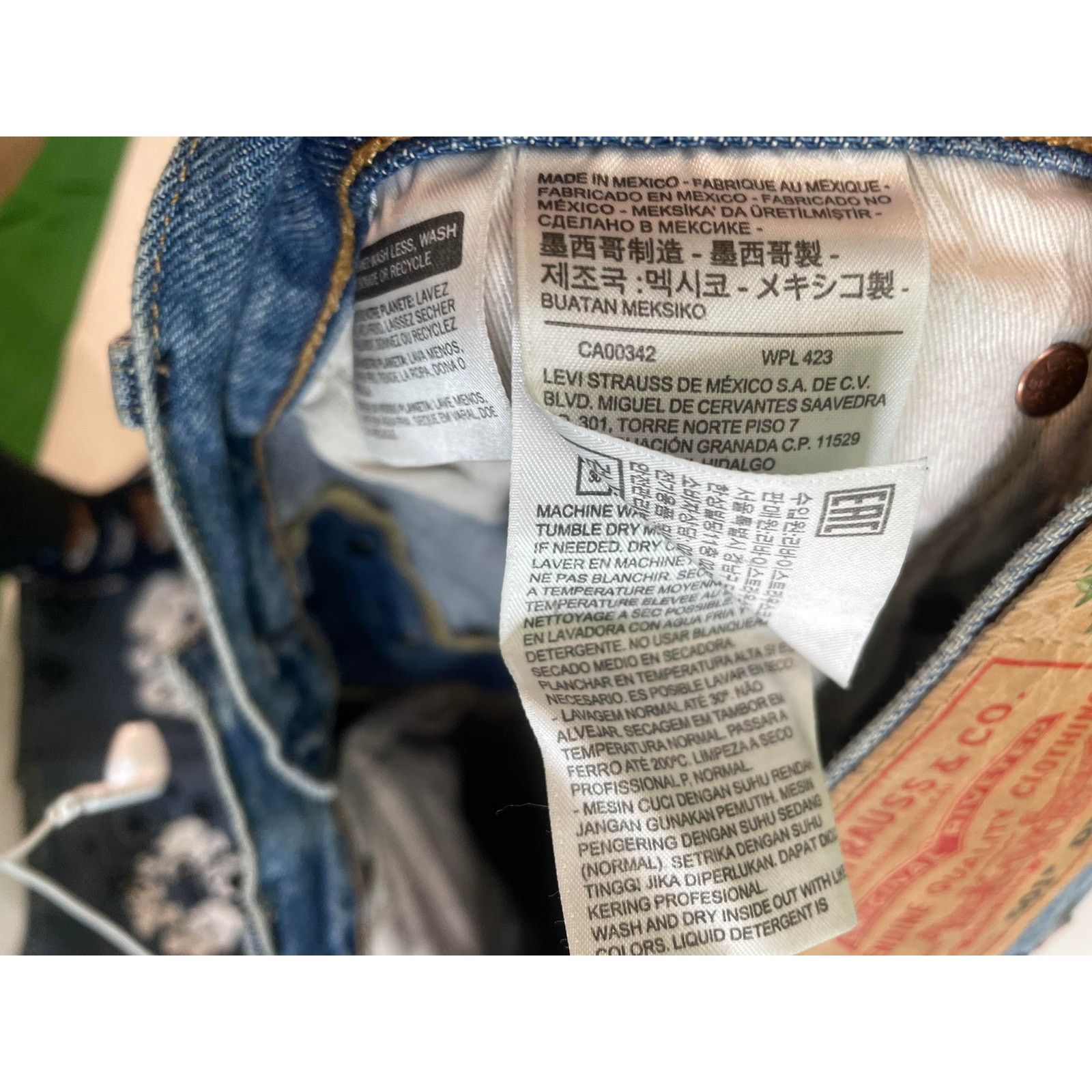 DENIM TEARS Denim Tears 'Irak' Light Wash Jeans Size US 34 / EU 50 - 4 Thumbnail