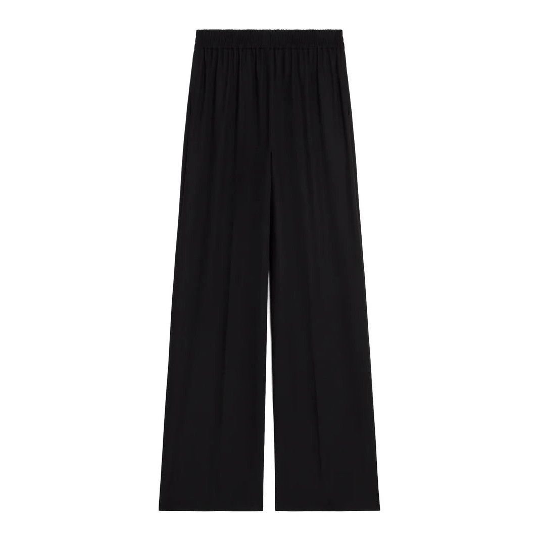Celine CELINE $1300 Black Light Wool Trousers New & Authentic (Wome Size 28" / US 6 / IT 42 - 2 Thumbnail