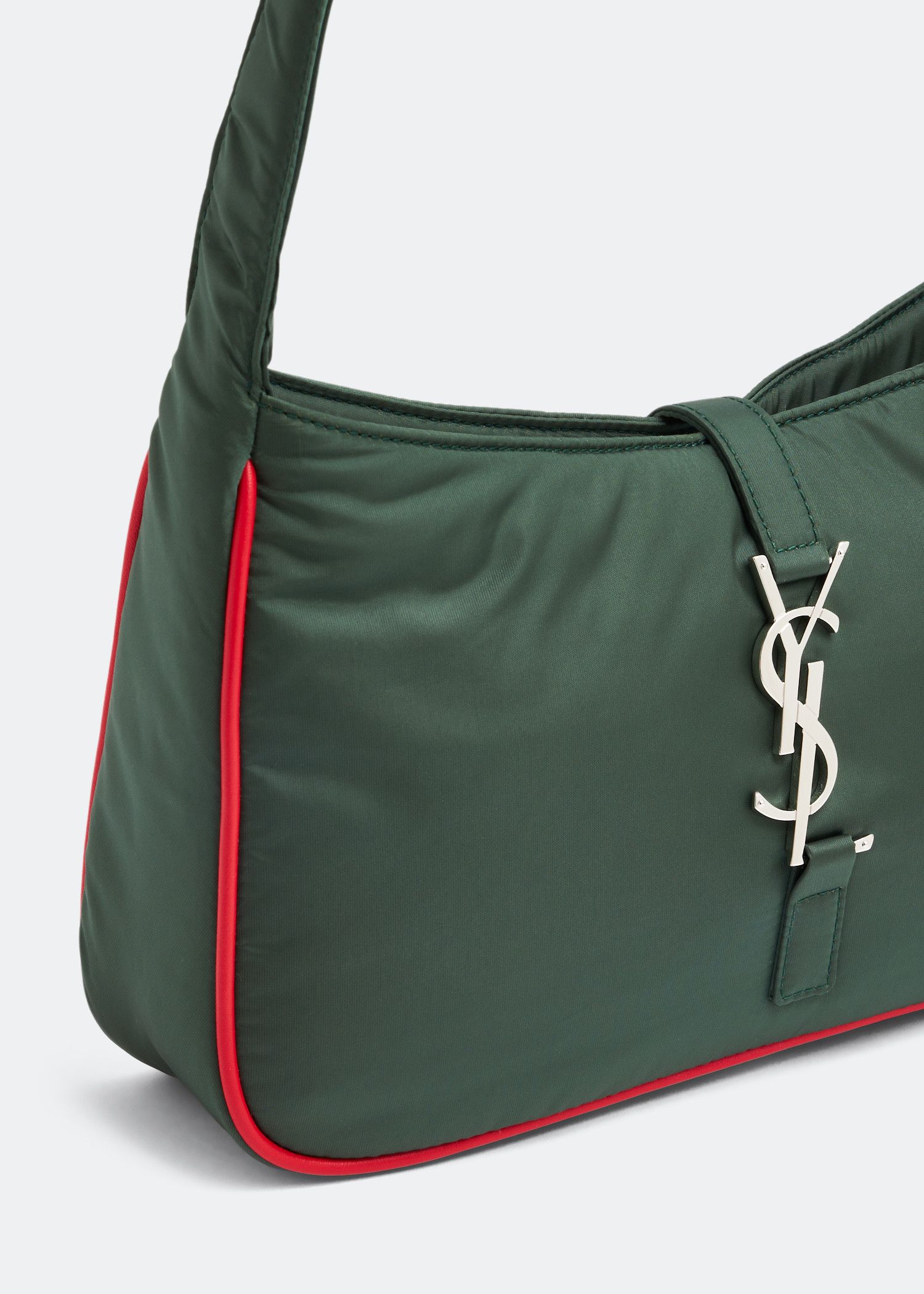 Saint Laurent Paris o1s1wg111124 Size: OS / Le 5 À 7 Crossbody Bag in Green Size ONE SIZE - 3 Thumbnail