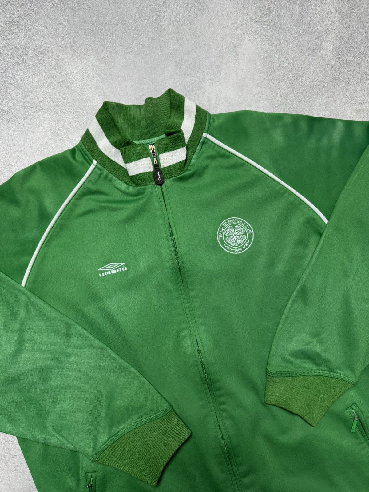 Umbro Celtic 2000 2001 Football Soccer Track Jacket Umbro Size US XL / EU 56 / 4 - 3 Thumbnail