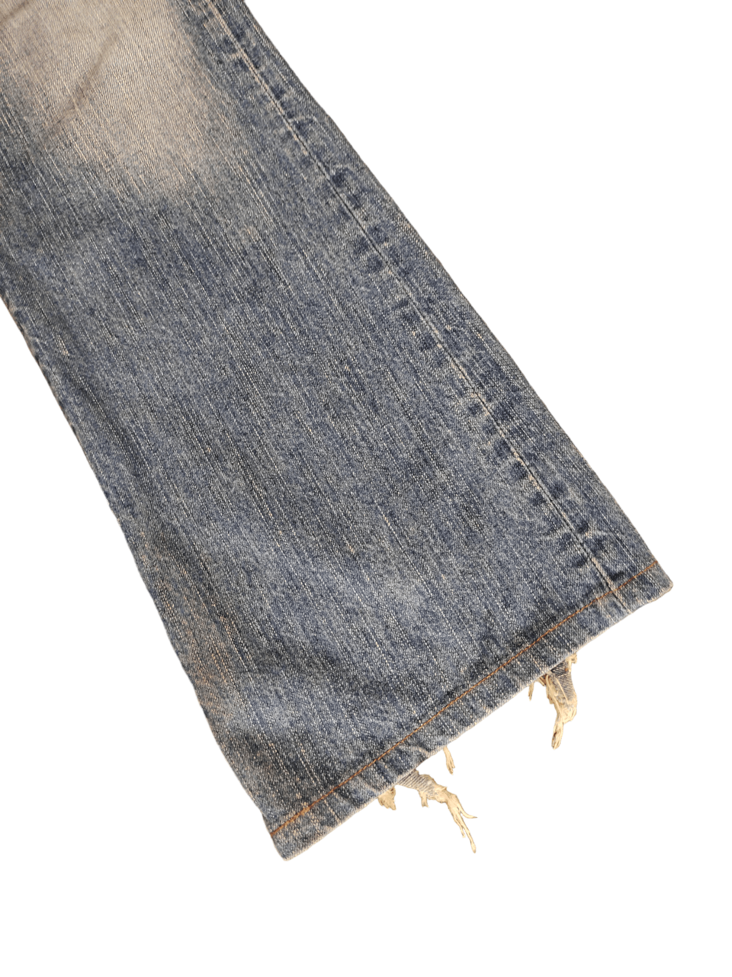 Edwin Flare Jeans Edwin Clawmark Faded Denim Bootcut 1990s Size US 33 - 8 Thumbnail