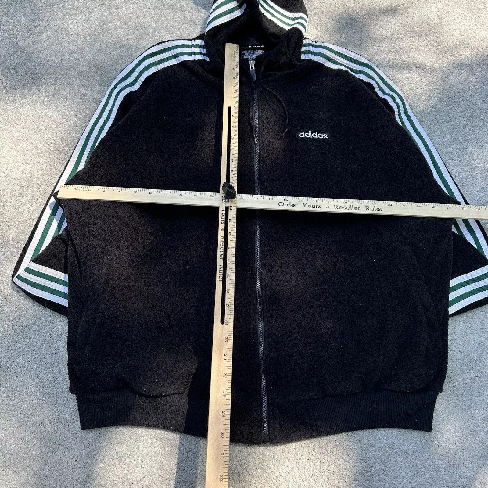 Adidas Vintage Adidas Hoodie Adult Extra Large Fleece Size US M / EU 48-50 / 2 - 2 Thumbnail