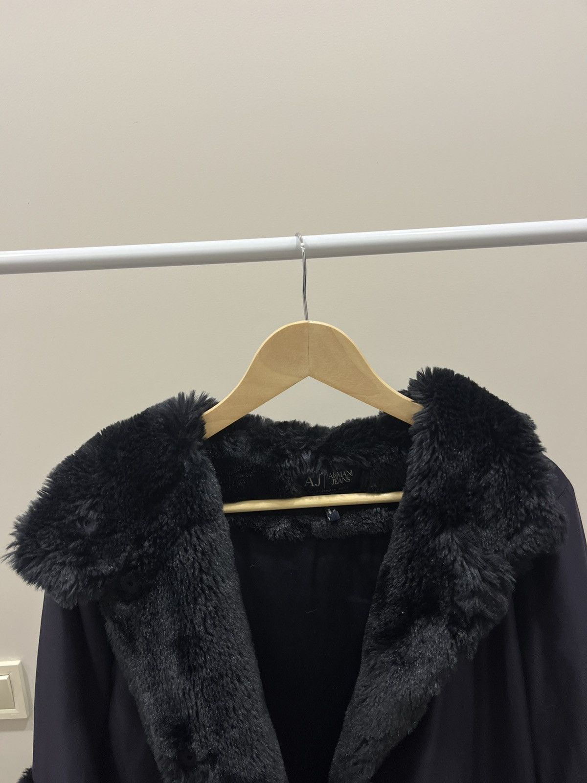 Armani Vintage Armani Jeans Very Rare Vegan Leather Fur Coat Jacket Size M / US 6-8 / IT 42-44 - 5 Thumbnail