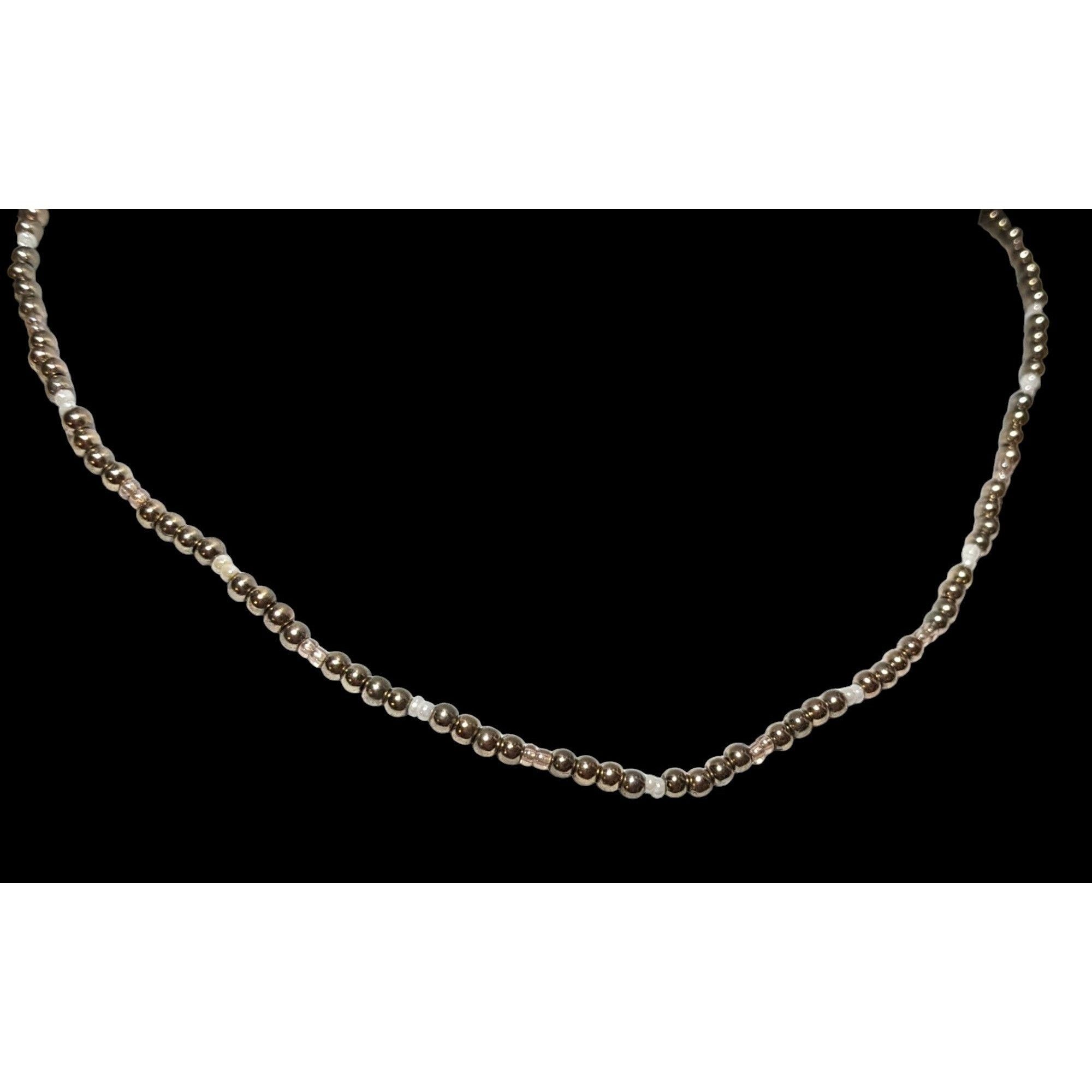 Other Simple Minimalist Metallic Glass Seed Bead Necklace Size ONE SIZE - 3 Thumbnail
