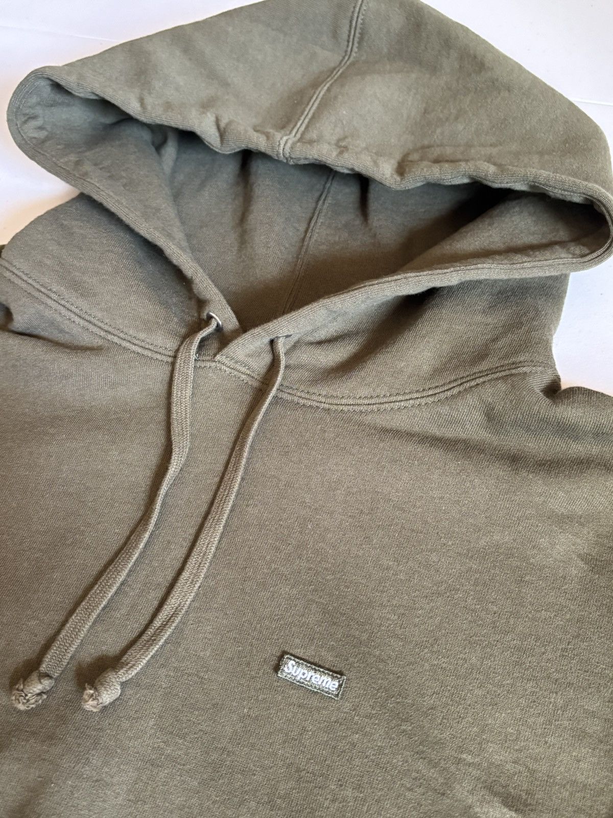 Supreme Supreme Small Box Logo Hoodie Olive | Grailed