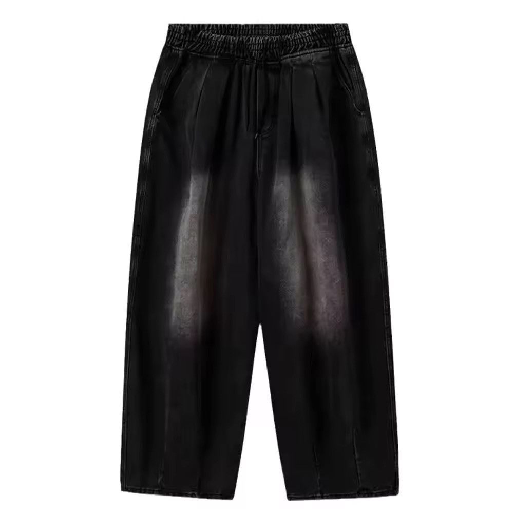 Japanese Brand Elastic Waist Oversize Wide Leg Trousers Size US 32 / EU 48 - 6 Thumbnail