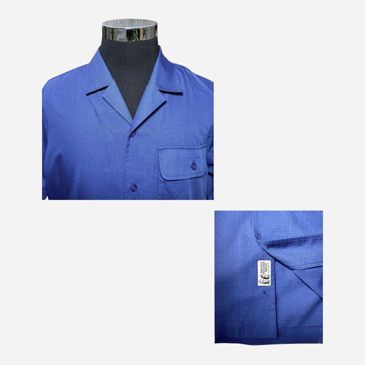 Marmot Marmot Men’s Muir Blue Camp Short Sleeve Shirt Sz M Size US M / EU 48-50 / 2 - 9 Thumbnail