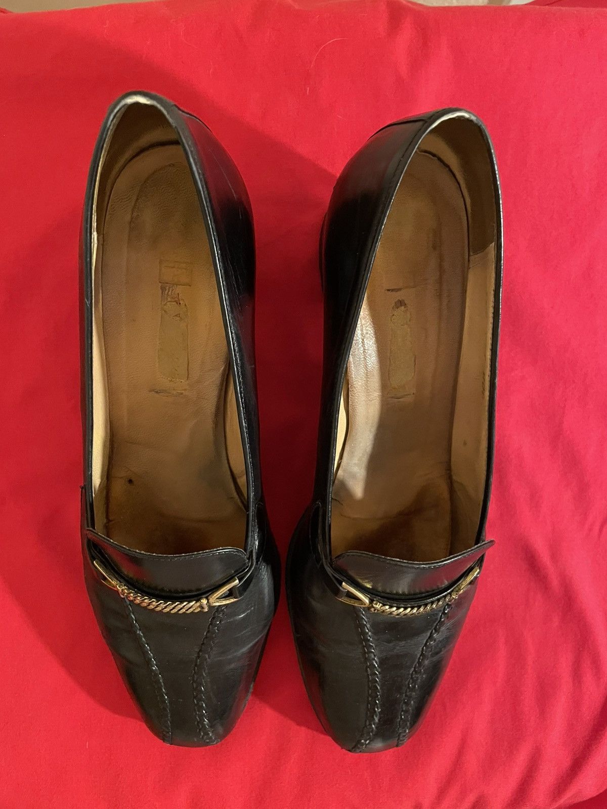 Gucci 1970s Vintage Gucci Woman’s Heels Size US 8 / IT 38 - 6 Thumbnail