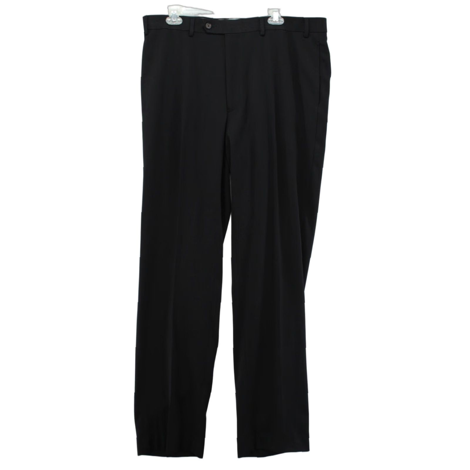 Polo Ralph Lauren Polo Ralph Lauren Dress Pants Mens 38 X 34 Black Washable Straight Leg Basic Dress Pants Size US M / EU 48-50 / 2 - 1 Thumbnail