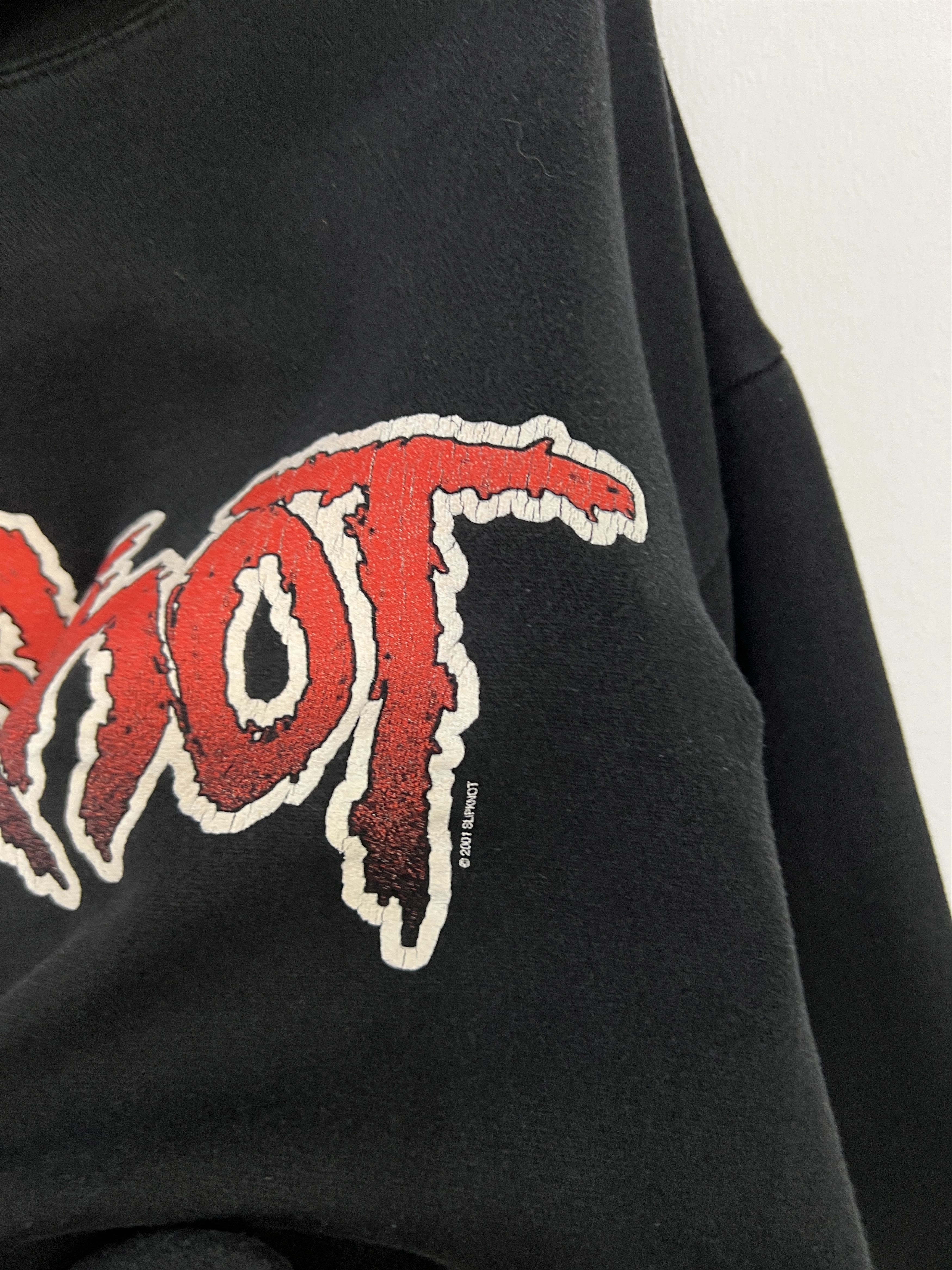 Vintage Vintage Slipknot Iowa Over Print Band Hoodie Jacket Mens Size US L / EU 52-54 / 3 - 4 Thumbnail