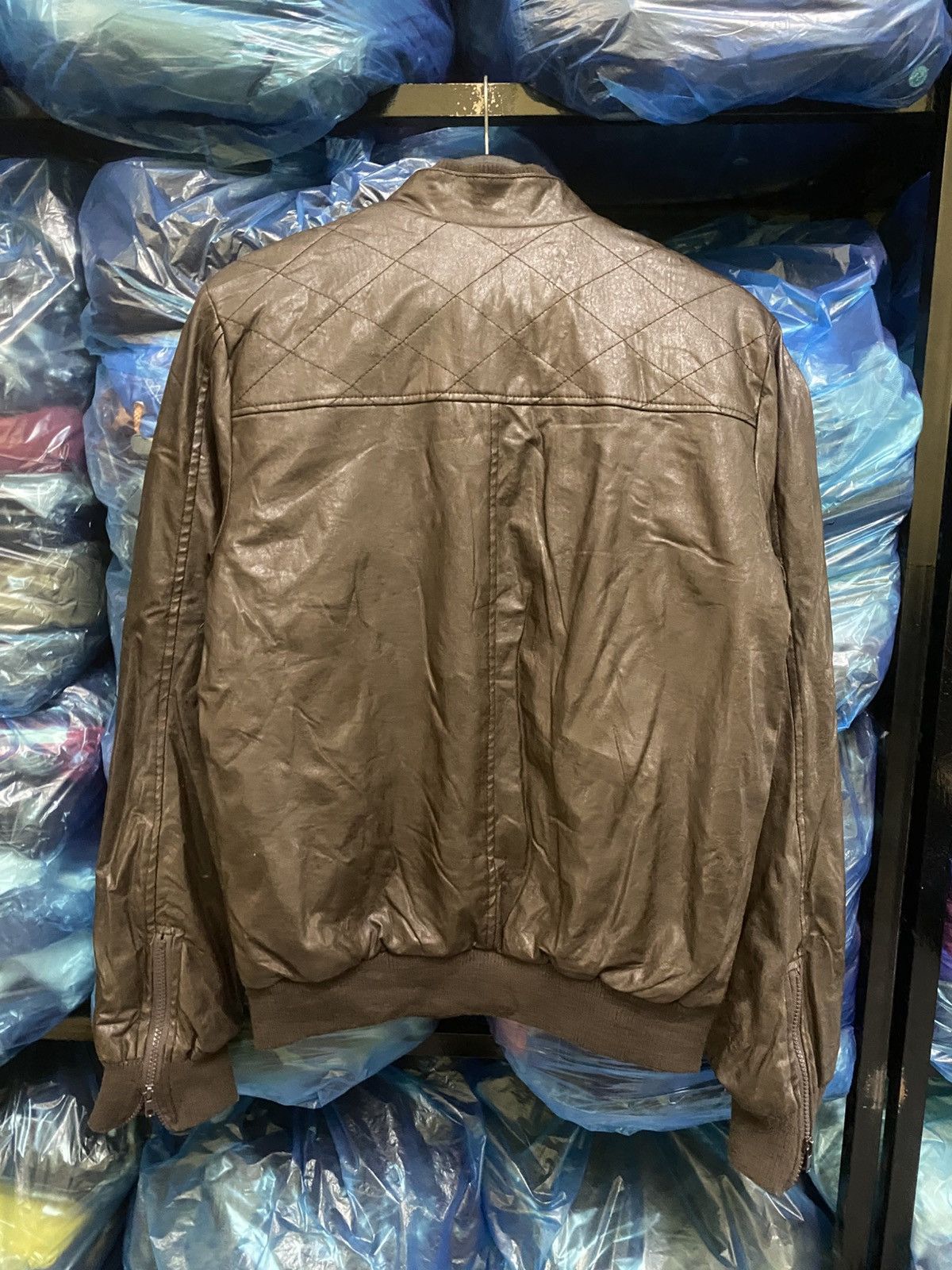 April 77 Vintage April 77 Quilted Brown Leather Biker Jacket Ribben Size US S / EU 44-46 / 1 - 9 Thumbnail