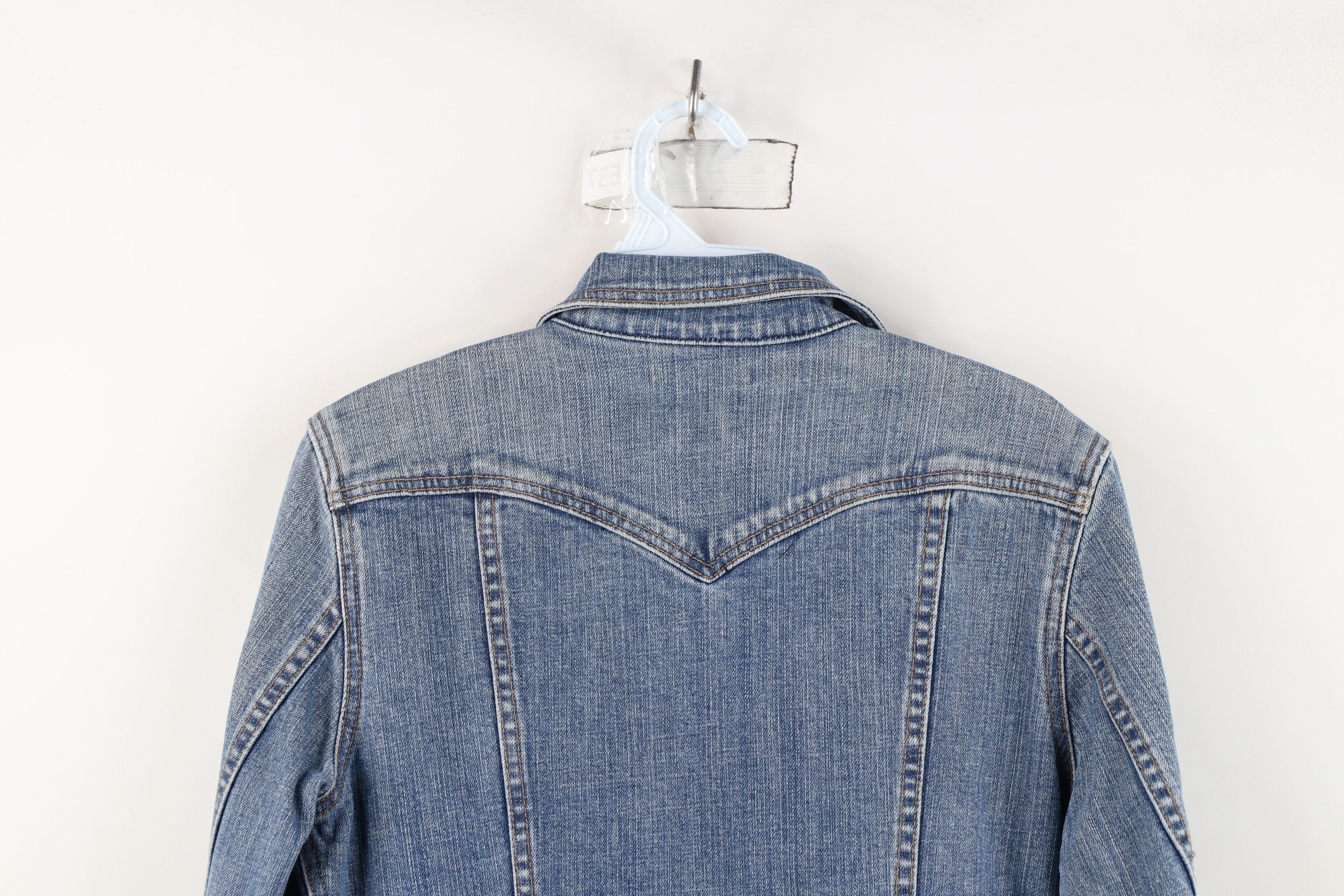 Gap Vintage Y2K 2003 Gap Stretch Western Denim Jean Jacket Size S / US 4 / IT 40 - 14 Thumbnail