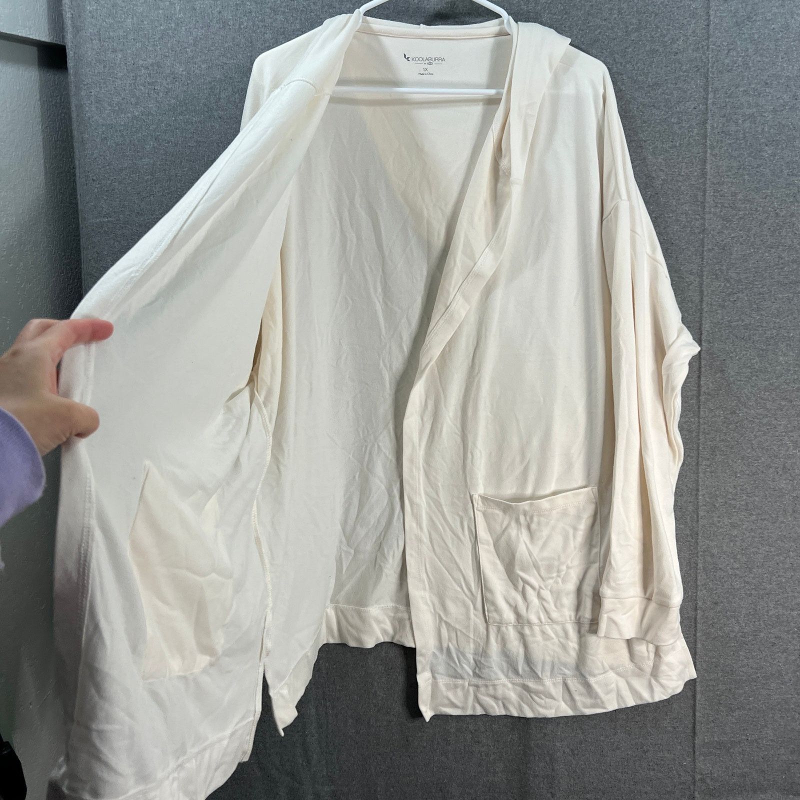 Other Koolaburra by UGG Marshmallow Jersey Hooded Cardigan Size XL / US 12-14 / IT 48-50 - 3 Thumbnail