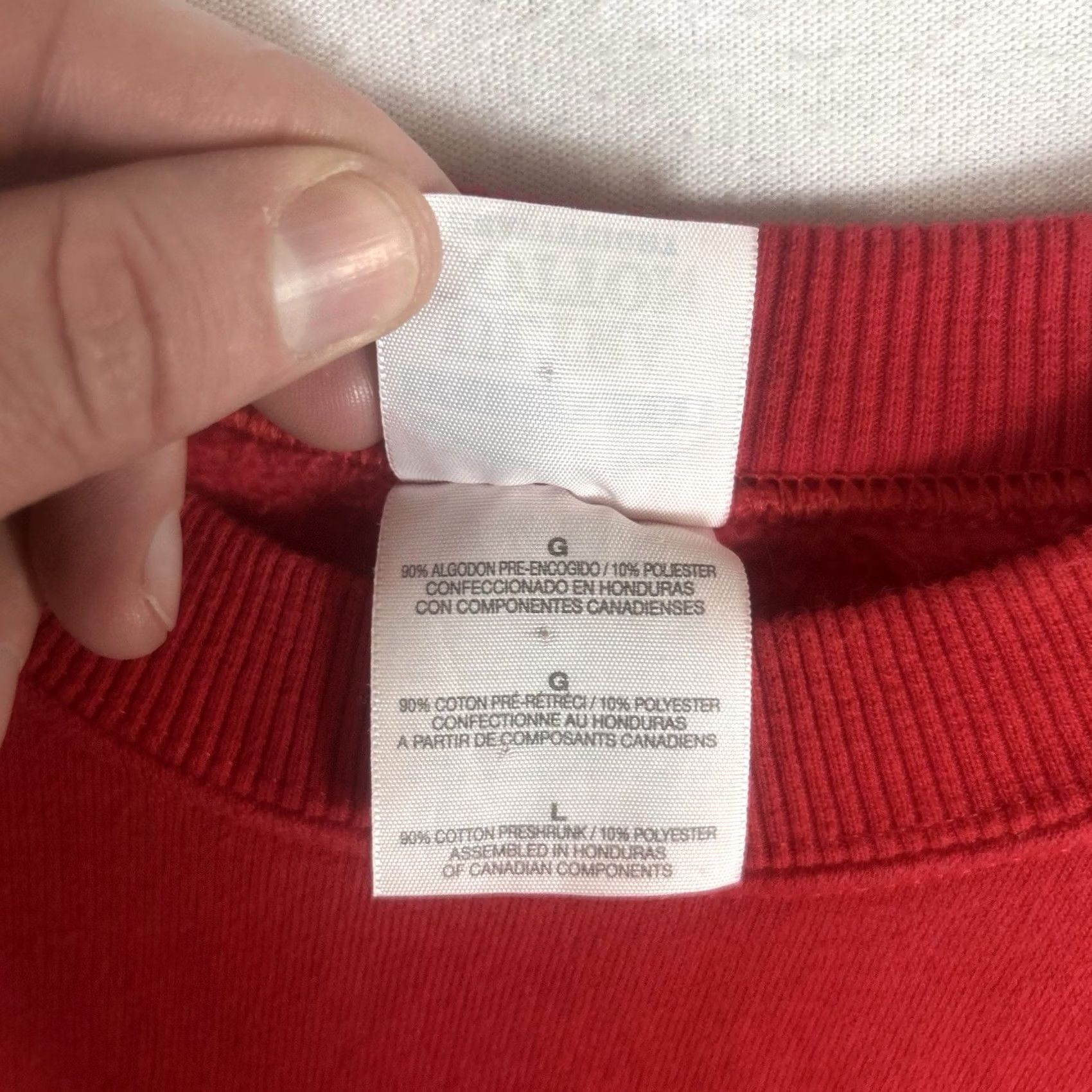 Gildan Vintage University of Wisconsin Badgers 2000 Rose Bowl Sweatshirt Mens Large Red Size US L / EU 52-54 / 3 - 6 Thumbnail
