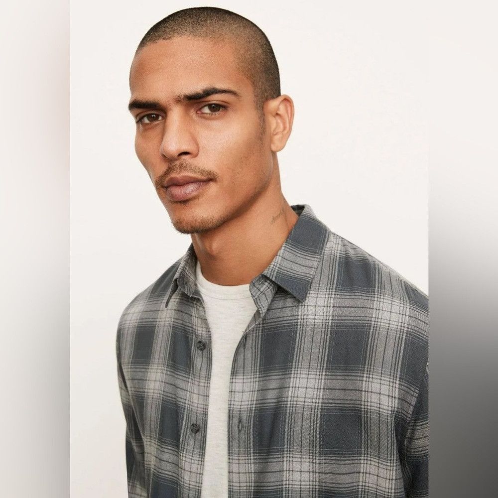 Vince Vince Men’s Sequoia Plaid shirt Size US L / EU 52-54 / 3 - 2 Thumbnail