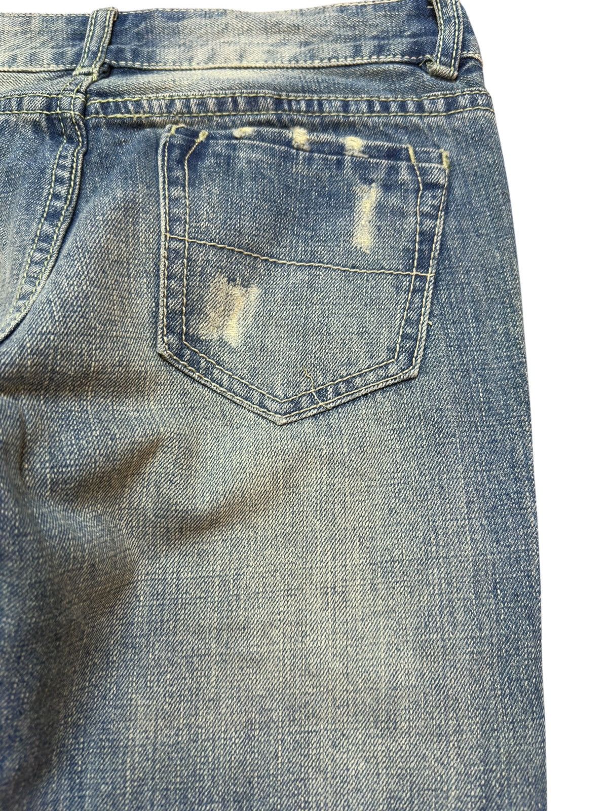 Hysteric Glamour Vintage ANAP Flare Bootcut Whiskers Wrinkles Denim Size US 30 / EU 46 - 8 Thumbnail