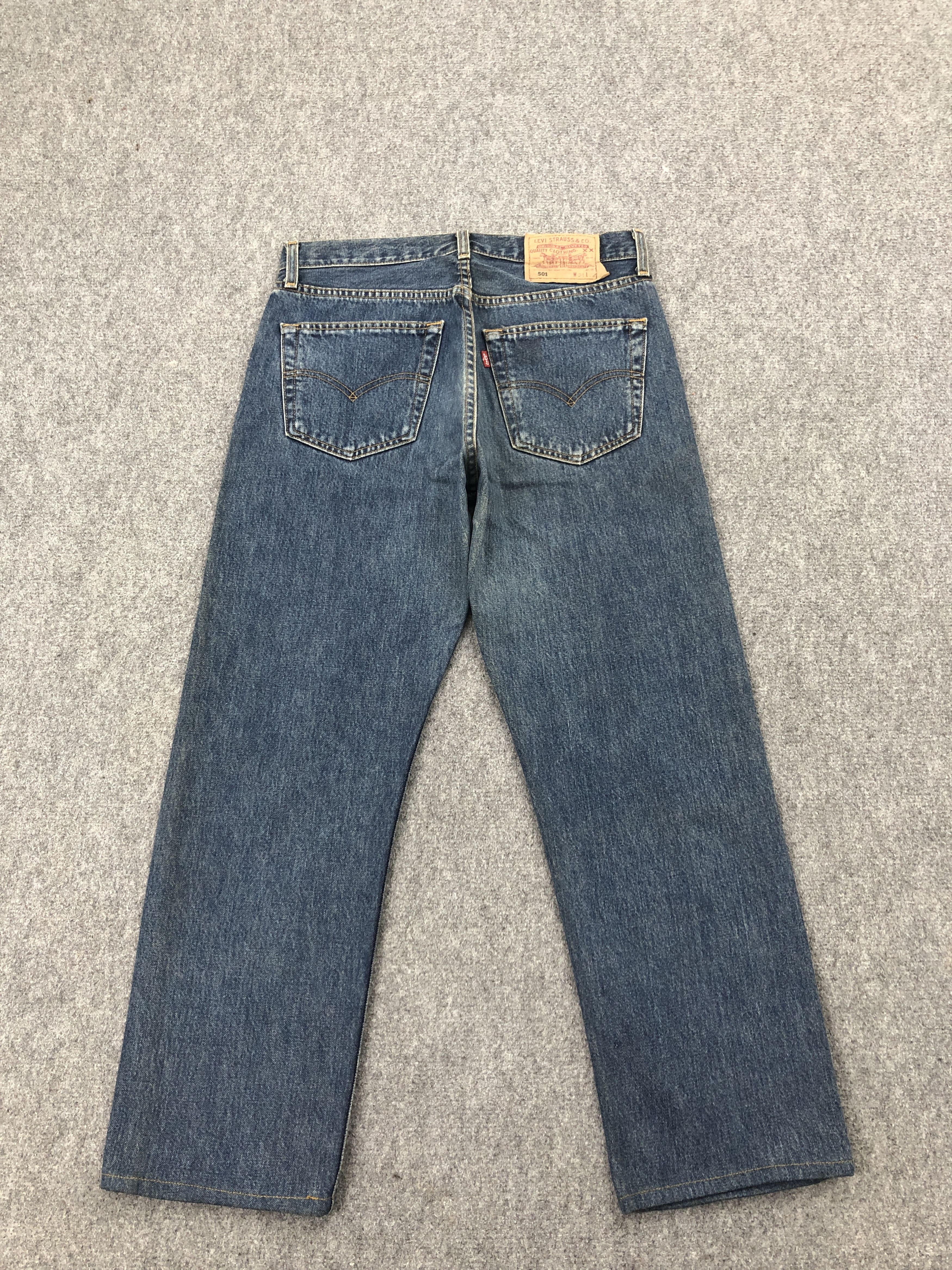 Levi's × Vintage Denim Blue Vintage 90s Levi's 501 Jeans Size US 30 / EU 46 - 3 Thumbnail