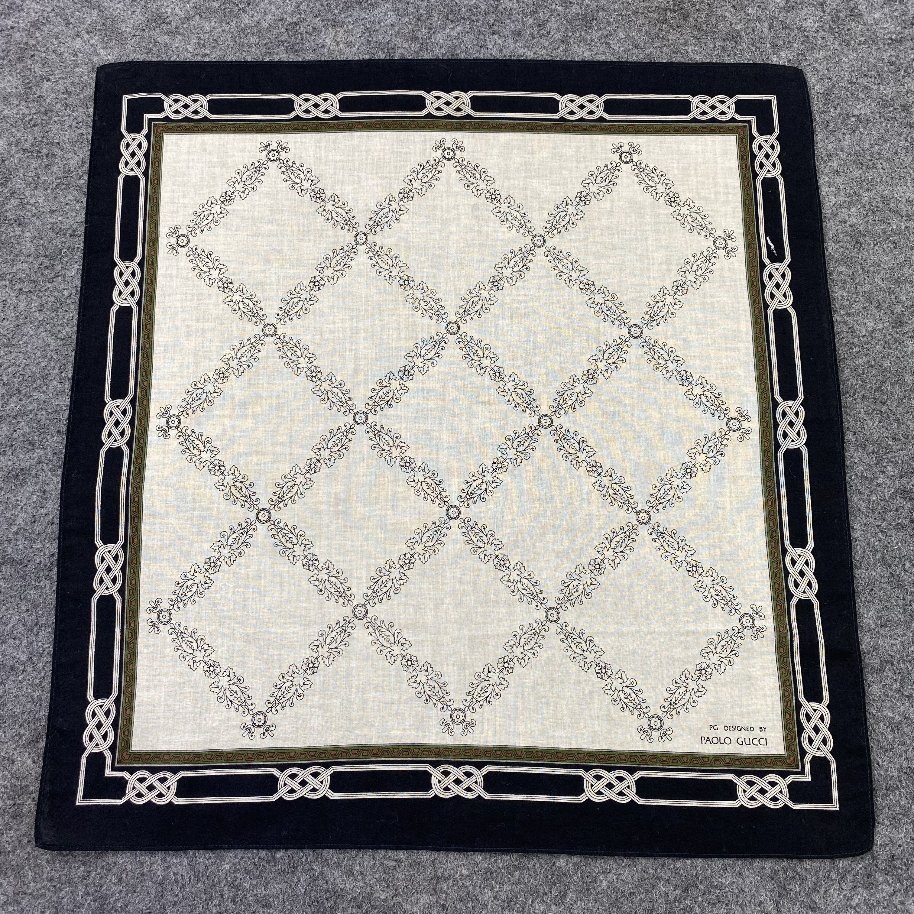 Paolo Gucci Paolo Gucci Handkerchief / Bandana / Neckerchief-B706 Size ONE SIZE - 3 Thumbnail